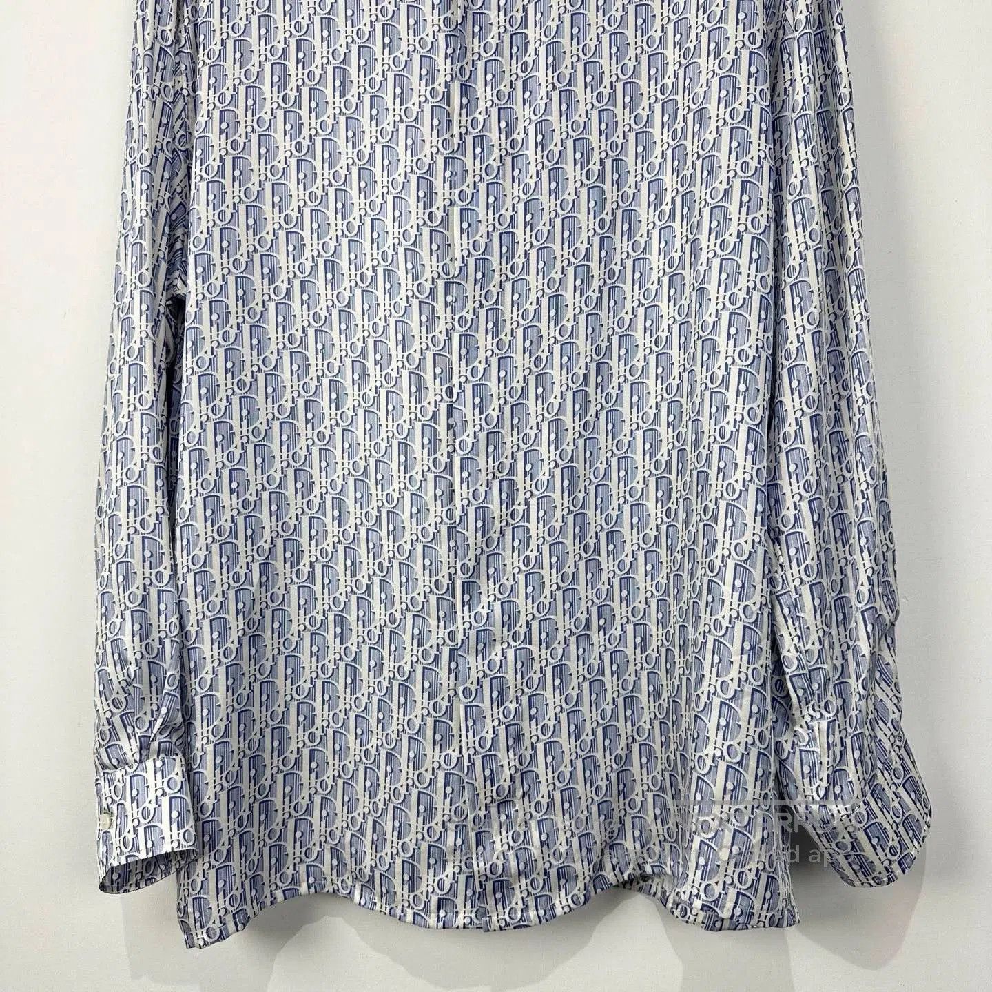 Dior dior logo silk long sleeve shirt. Size US S / EU 44-46 / 1 - 4 Thumbnail