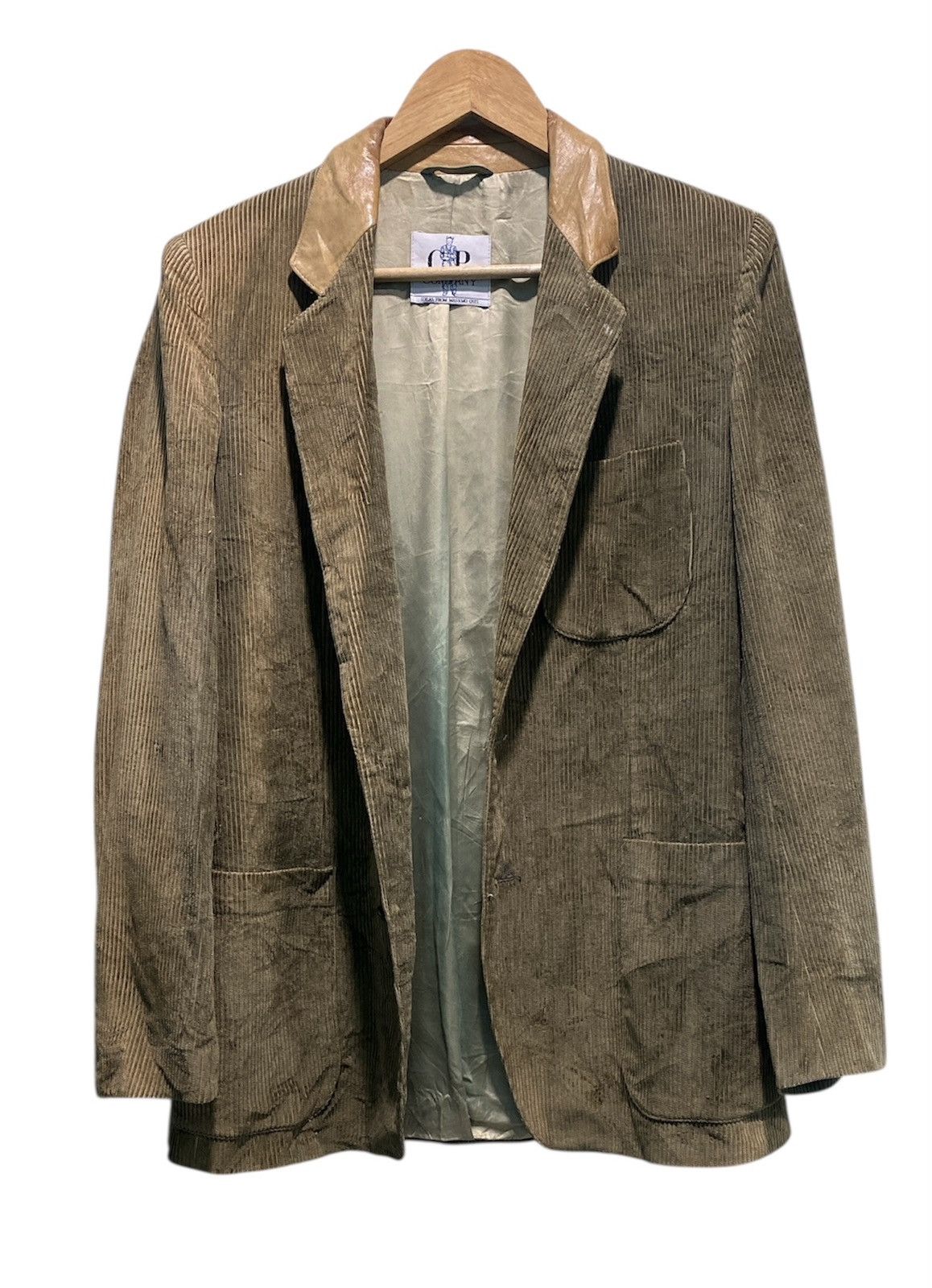 Massimo Osti Archive 80s C.p Company Corduroy Green Tag Coat Jacket Size US S / EU 44-46 / 1 - 1 Thumbnail