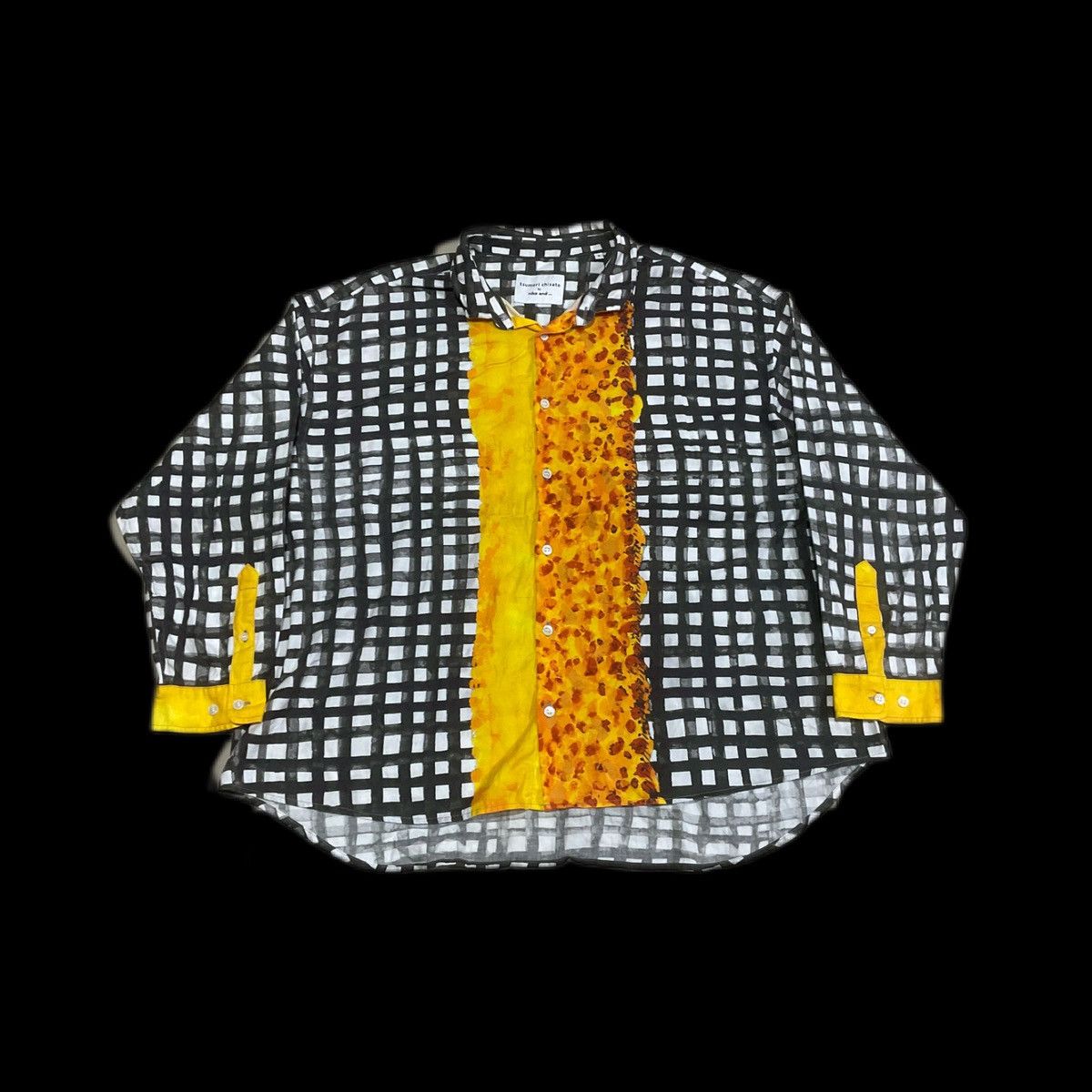 Issey Miyake 🔥Niko And Tsumori Chisato Check Leopard Shirt Oversized Size US XL / EU 56 / 4 - 2 Thumbnail