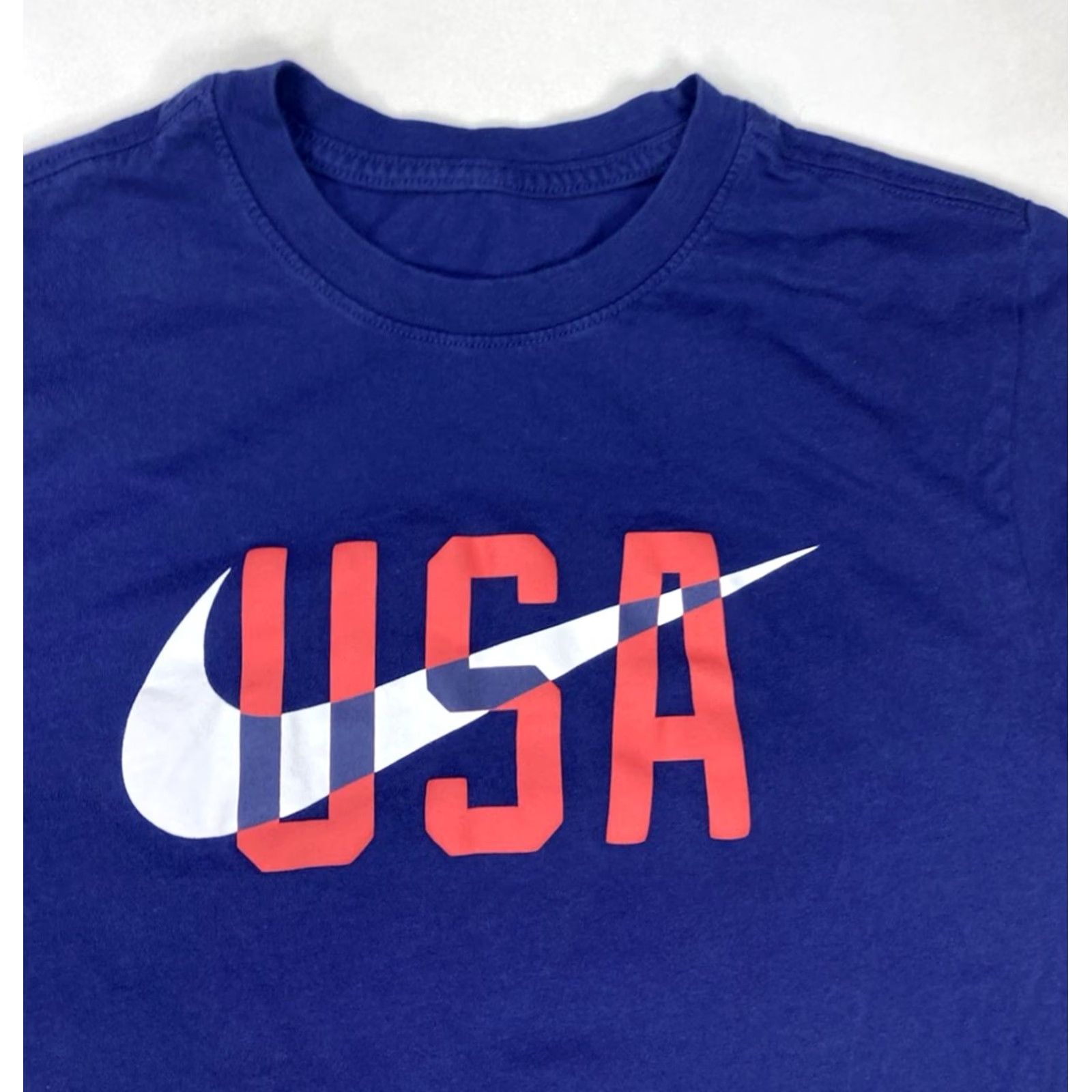 Nike Nike USA Olympic Team Graphic T-shirt Men Small Blue Short Sleeve DC0018 421 Size US S / EU 44-46 / 1 - 2 Thumbnail