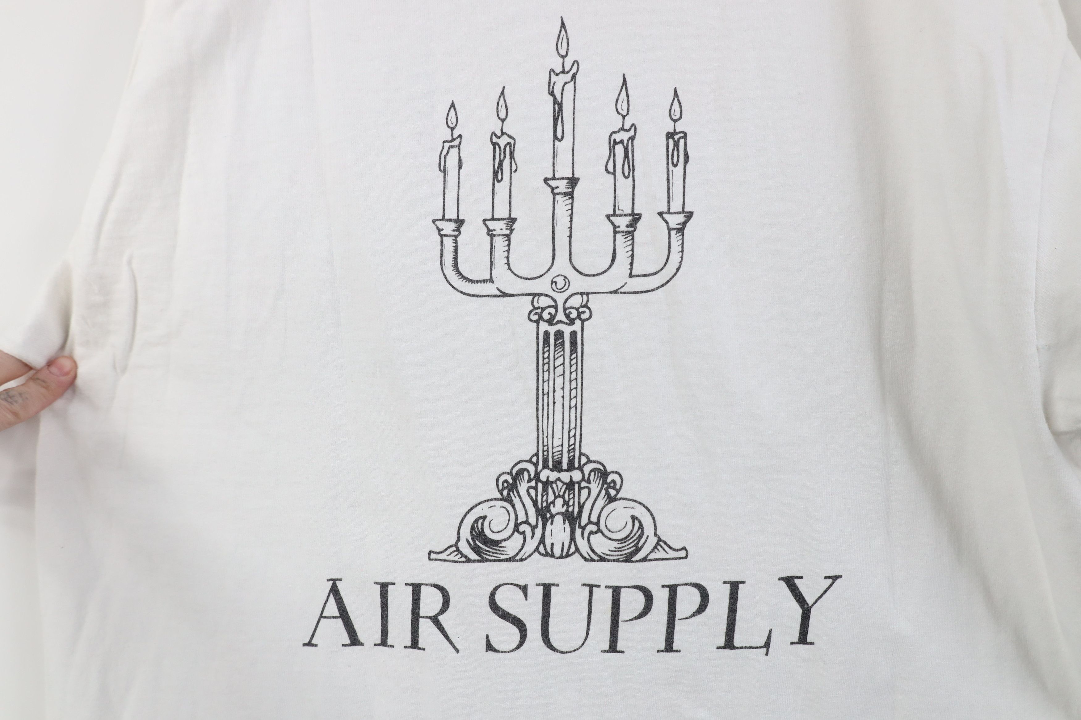 Vintage Vintage 90s Air Supply Band Australia Short Sleeve T-Shirt Size US L / EU 52-54 / 3 - 8 Thumbnail