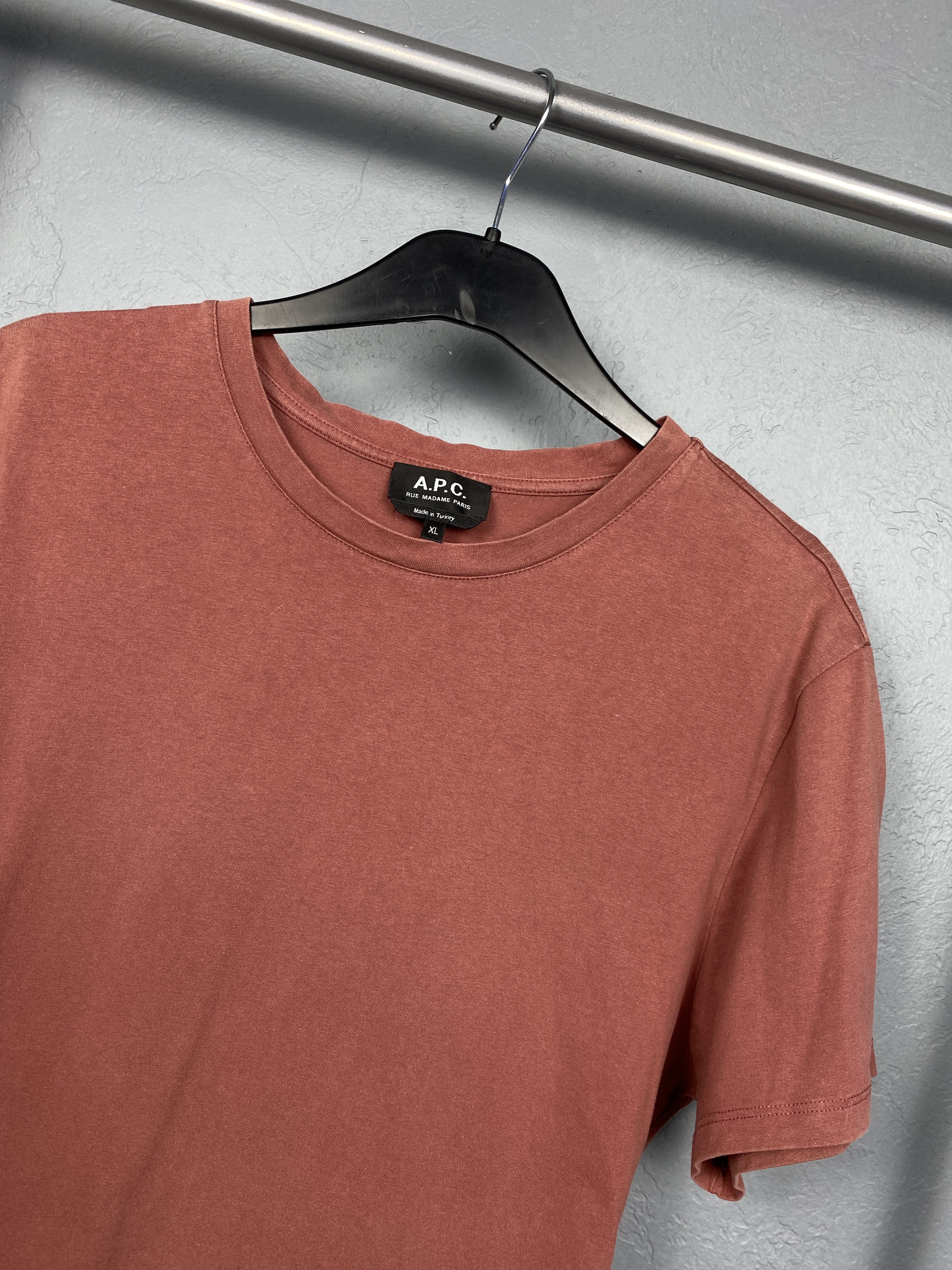 A.P.C. A.P.C. Rue Madame Paris Vintage Mens T-Shirt Tee Size US XL / EU 56 / 4 - 2 Thumbnail