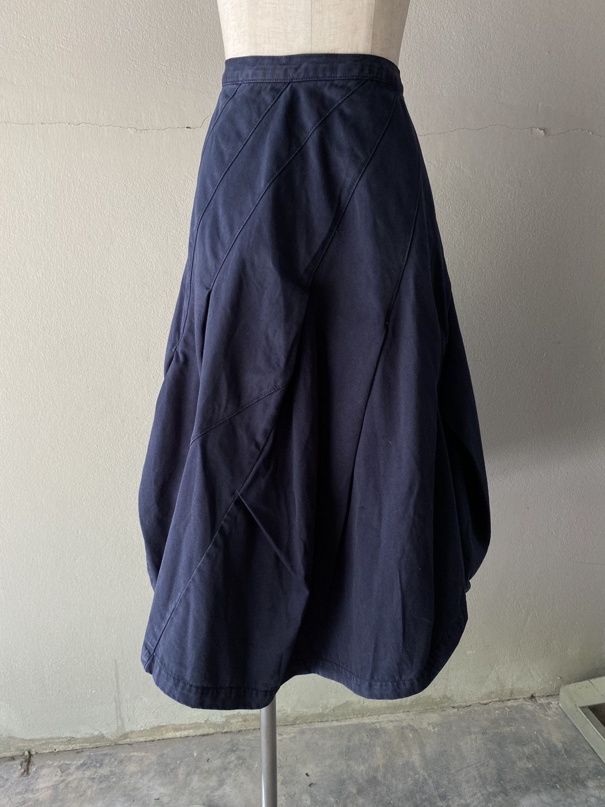 mercibeaucoup Mercibeaucoup Dark Blue Long Skirt Size 26" / US 2 / IT 38 - 14 Thumbnail