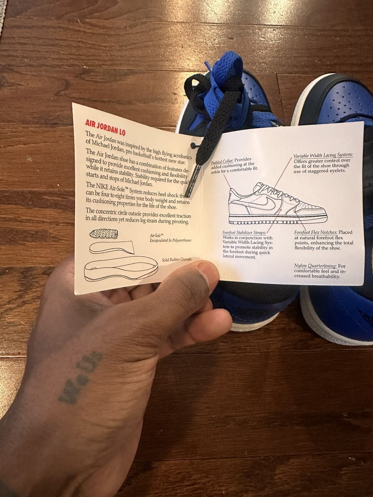 Jordan Brand Nike Air Jordan 1 85’ Royal Low Size US 7 / EU 40 - 8 Thumbnail