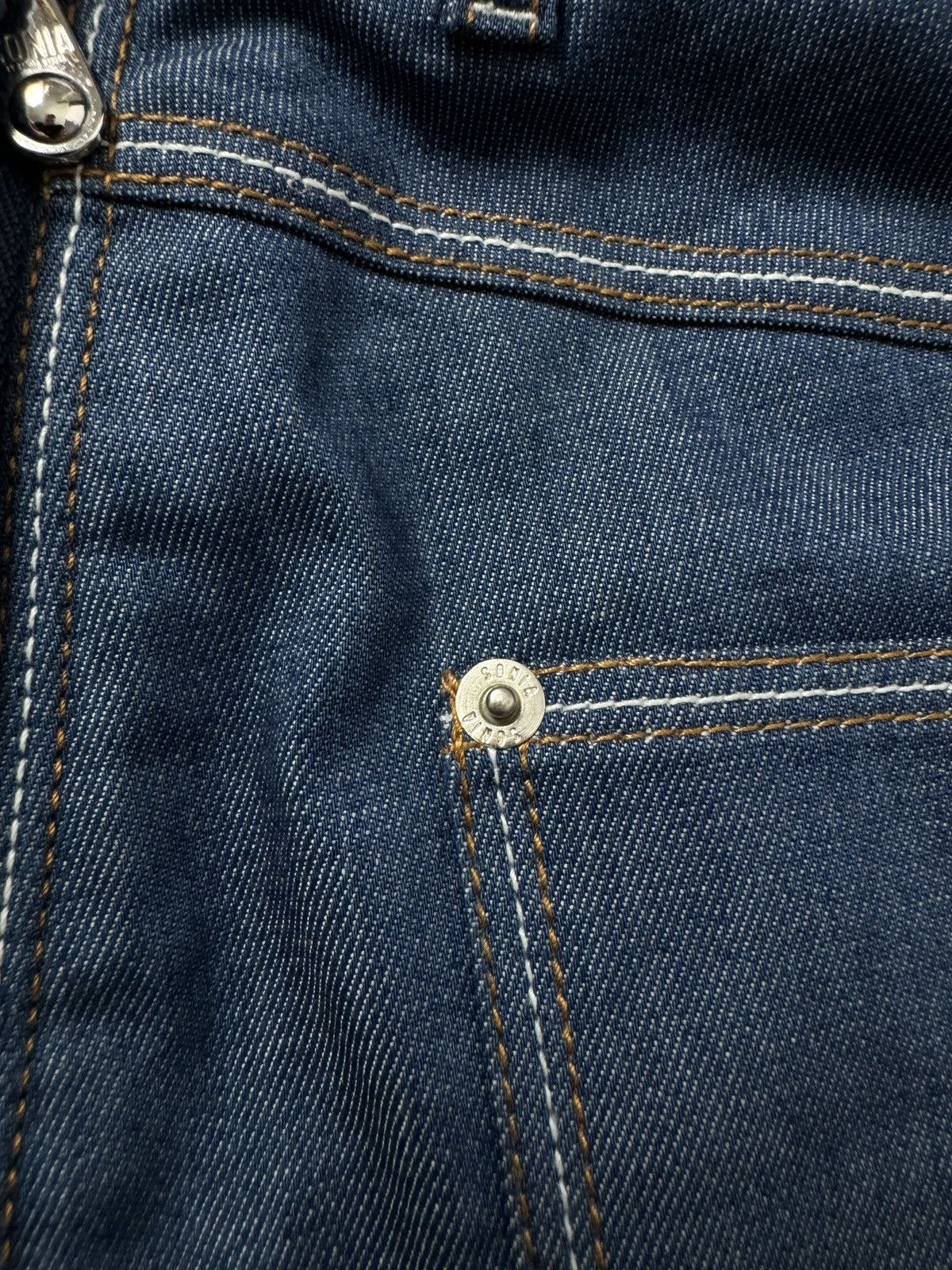 Sonia Rykiel Sonia by Sonia Rykiel denim mini jeans skirt Size 27" / US 4 / IT 40 - 5 Thumbnail