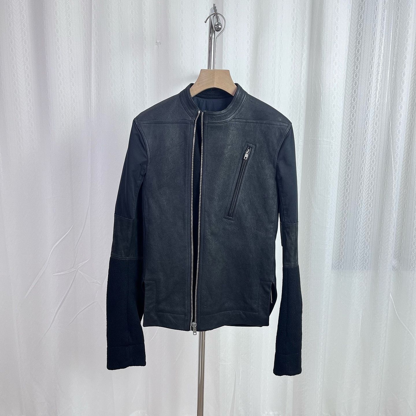Rick Owens NWT - Rick Owens Black Brad Lambskin Jacket Edfu S/S 23 