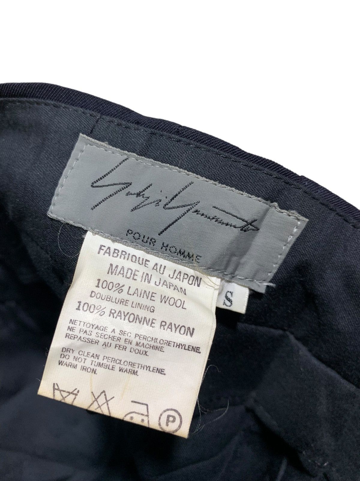 Yohji Yamamoto 🔥YOHJI YAMAMOTO POUR HOMME WOOL TROUSER Size US 32 / EU 48 - 6 Thumbnail