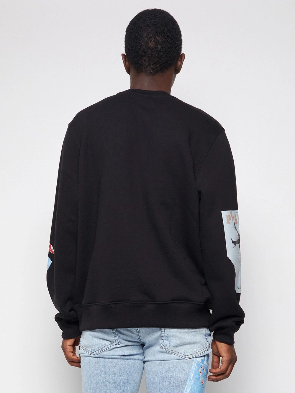 Amiri o1gr1nt1124 Playboy Bunny Magazine Crewneck Sweatshirt Black Size US XL / EU 56 / 4 - 5 Thumbnail