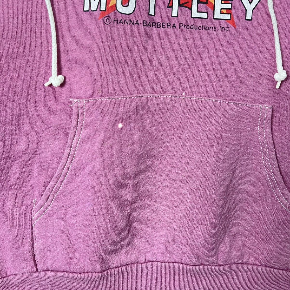 Fruit Of The Loom Vintage 90s Muttley Hanna-Barbera Pink Hoodie Size US L / EU 52-54 / 3 - 4 Thumbnail