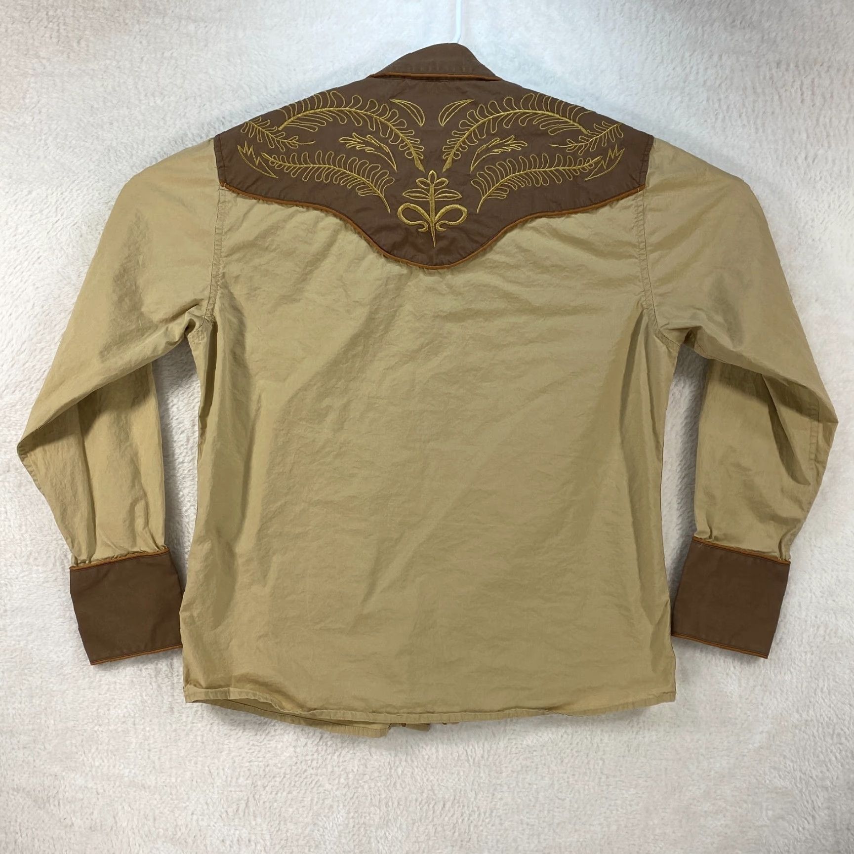 Vintage VINTAGE COOFANDY Western Cowboy Shirt Embroidered Button Down Long Sleeve Shirt MN Small Size US S / EU 44-46 / 1 - 2 Thumbnail