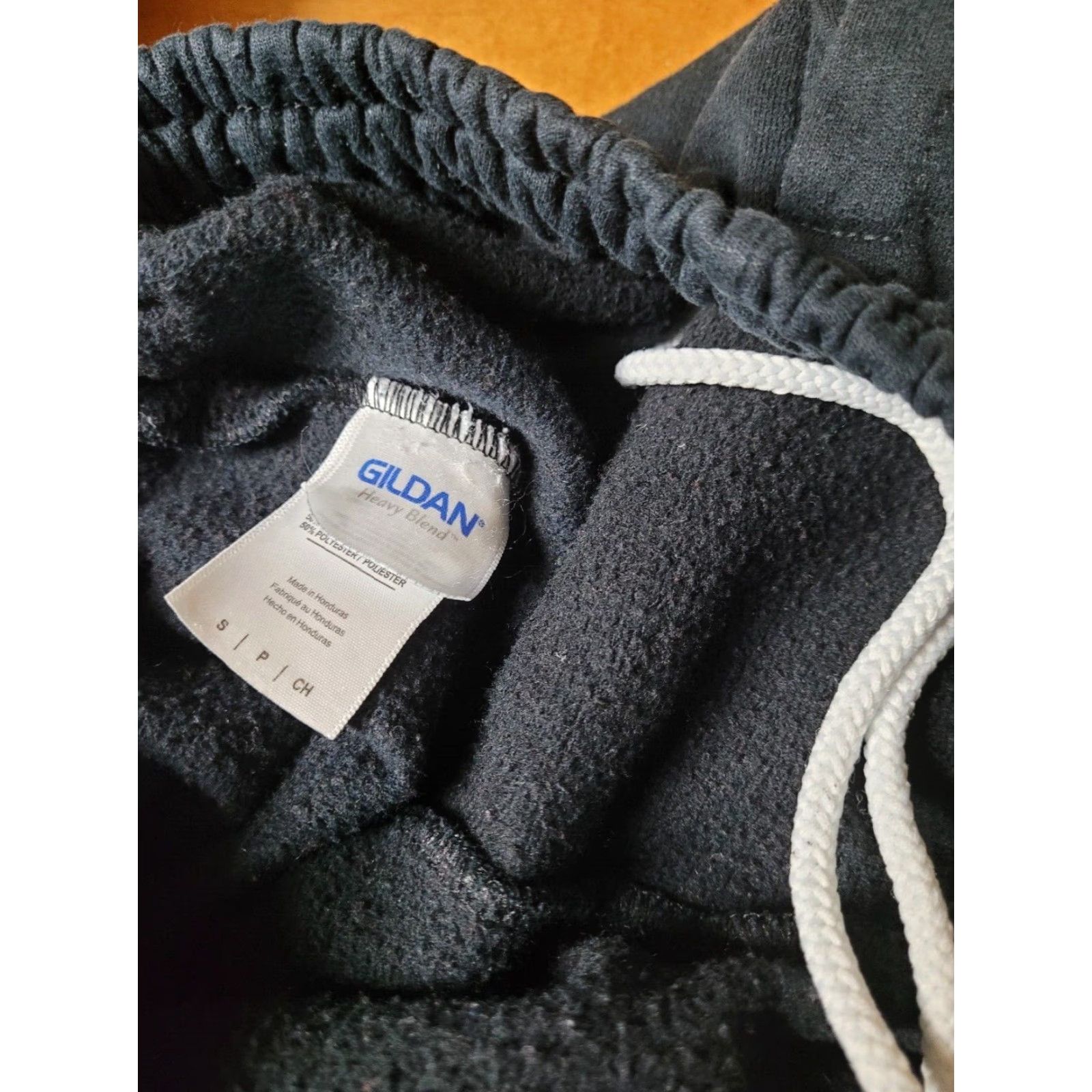 Gildan VINTAGE UNSALTED Great Lakes Michigan Logo Sweatpants Gildan Adult Small Black Cotton Blend Drawstring Tapered Pants Unisex Adults 90s? Size 28" / US 6 / IT 42 - 4 Thumbnail