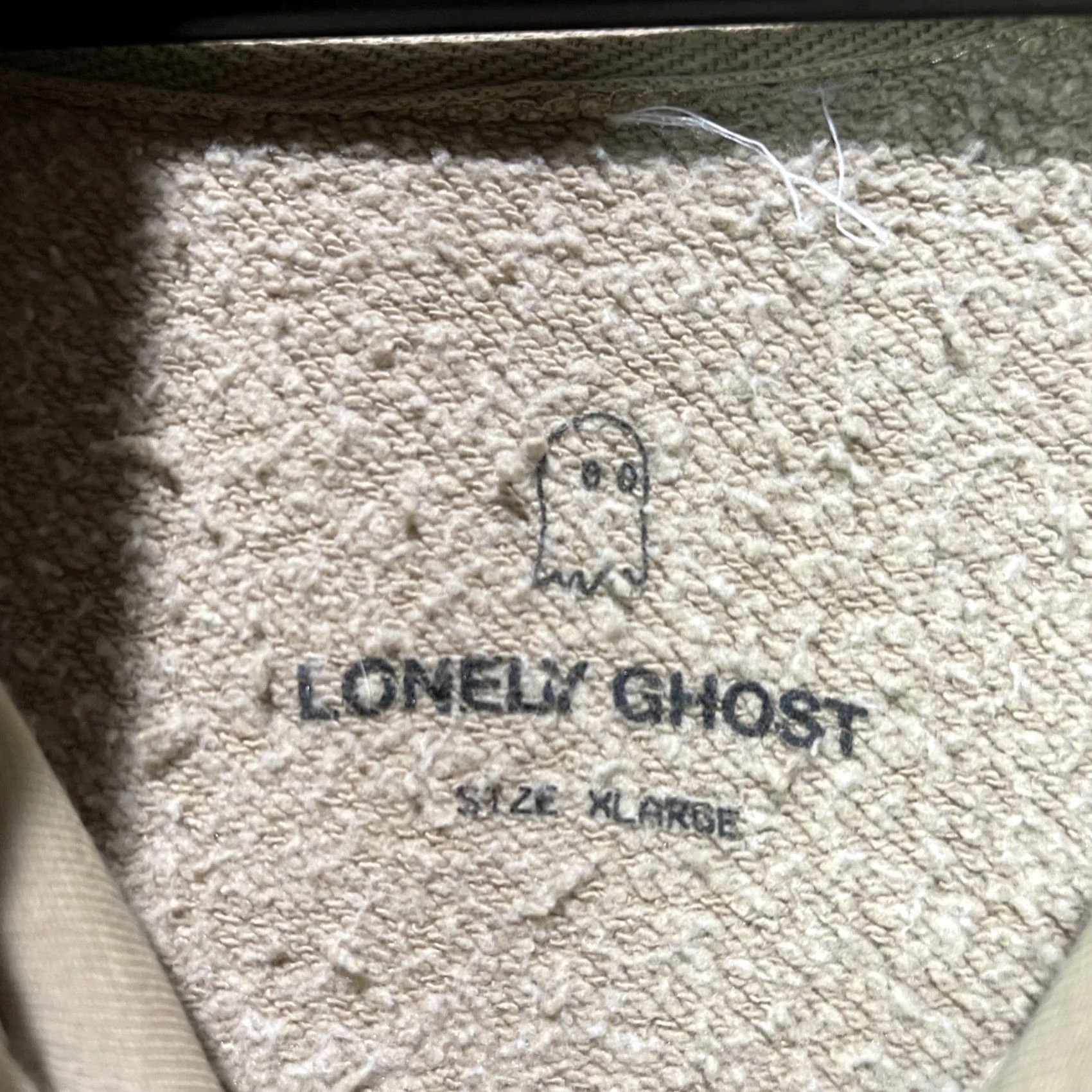 Vintage Lonely Ghost Hoodie Mens XL Green Self Love Club Fleece Sweatshirt Pullover Size US XL / EU 56 / 4 - 5 Thumbnail