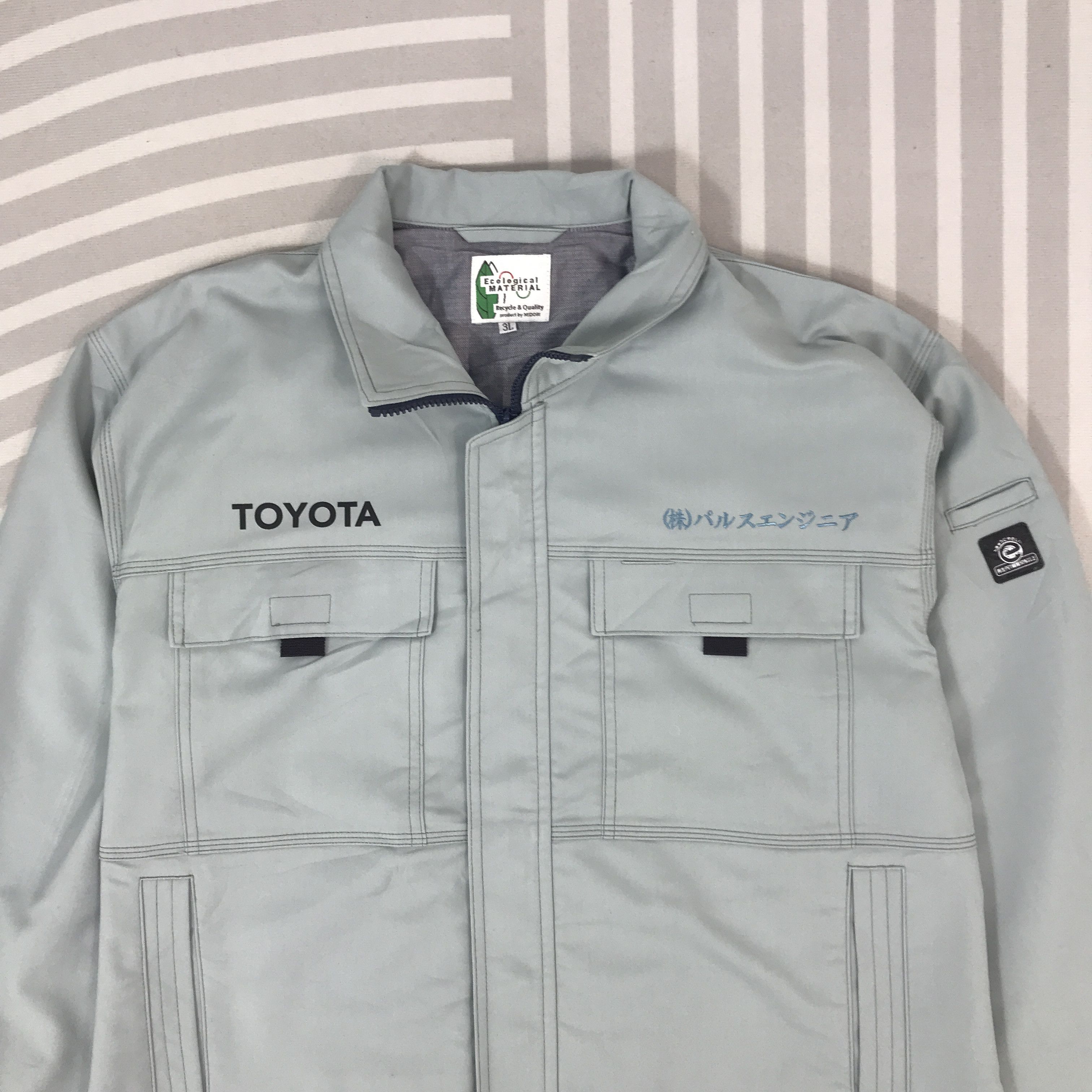 Japanese Brand × Vintage Vintage Toyota Racing motorsport custom Jacket Size US L / EU 52-54 / 3 - 3 Thumbnail
