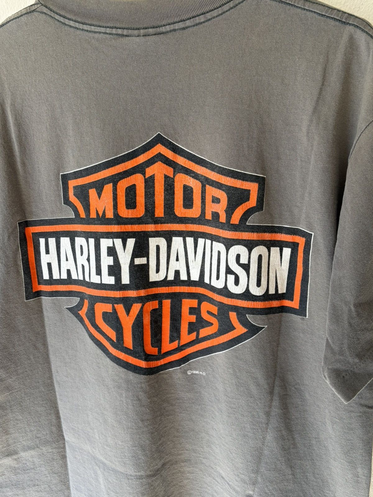 Harley Davidson Vintage 1996 Harley Davidson Tee Size US L / EU 52-54 / 3 - 4 Thumbnail