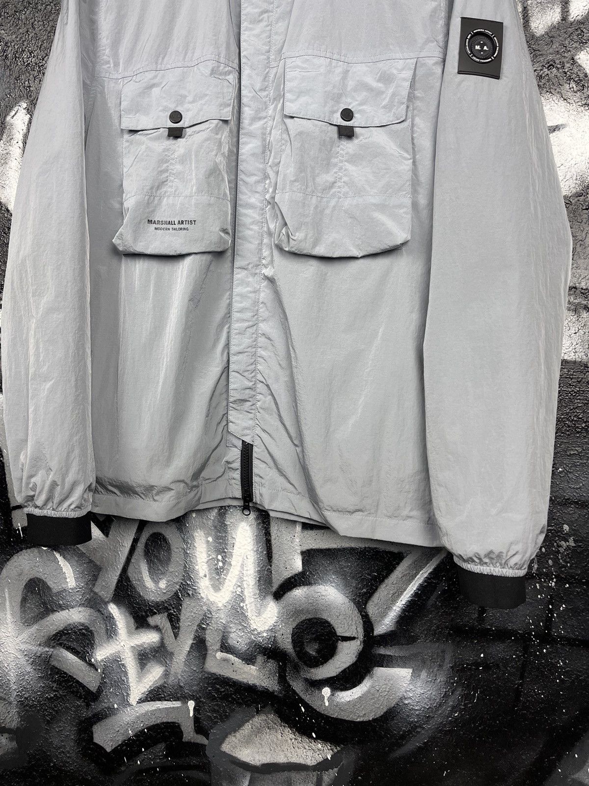 Marshall Artist Marshall Artist Casual Chrome Nylon Overshot Jacket Size L Size US L / EU 52-54 / 3 - 5 Thumbnail