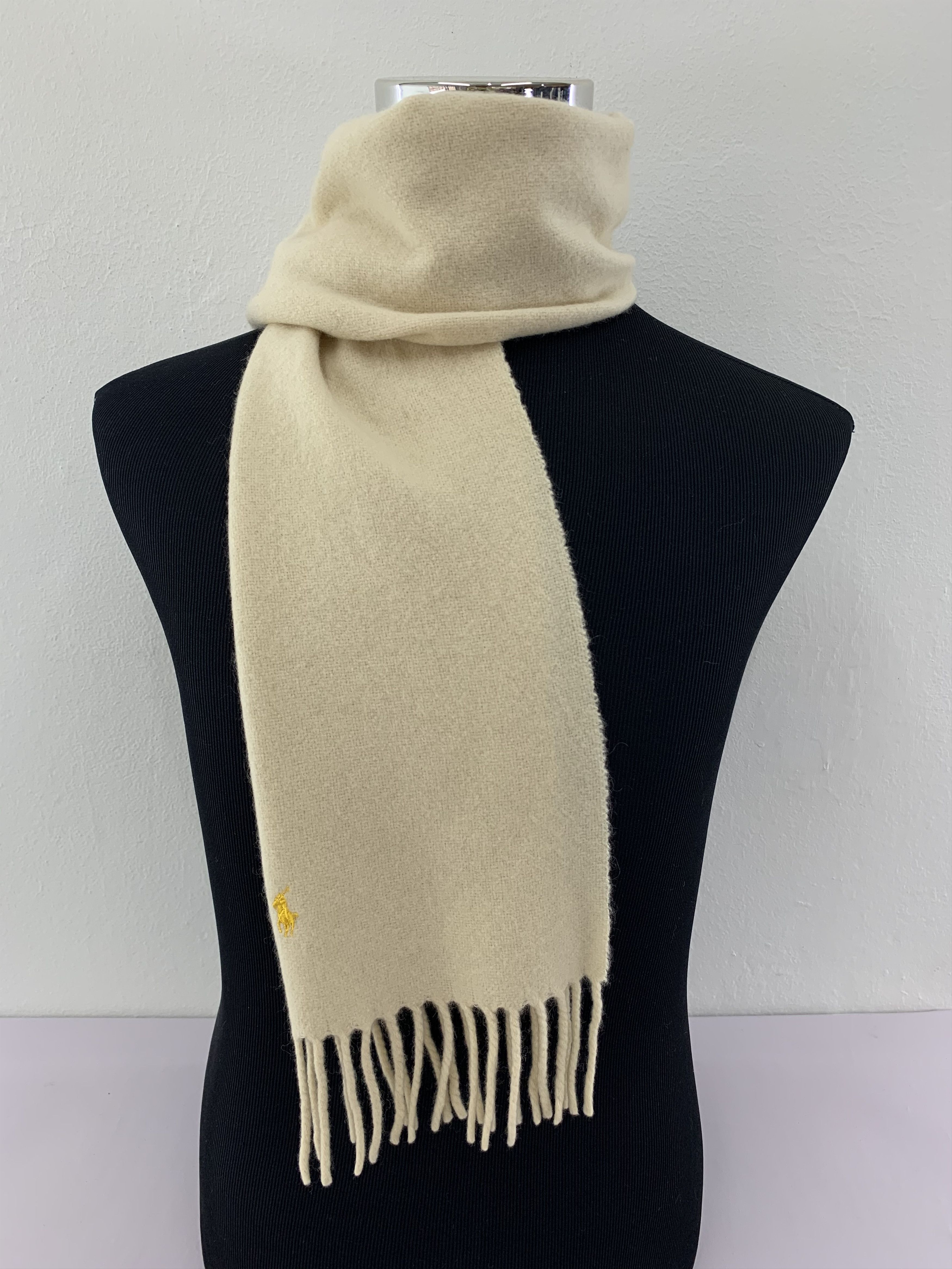 Polo Ralph Lauren Polo Ralph Lauren Scarf Wool Muffler Neck Wrap BL4040 Size ONE SIZE - 1 Thumbnail