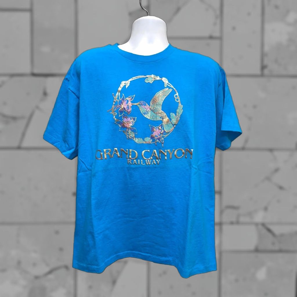 Vintage VINTAGE GRAND CANYON RAILWAY Stitch Blue Graphic T-Shirt Mens L Size US L / EU 52-54 / 3 - 1 Thumbnail