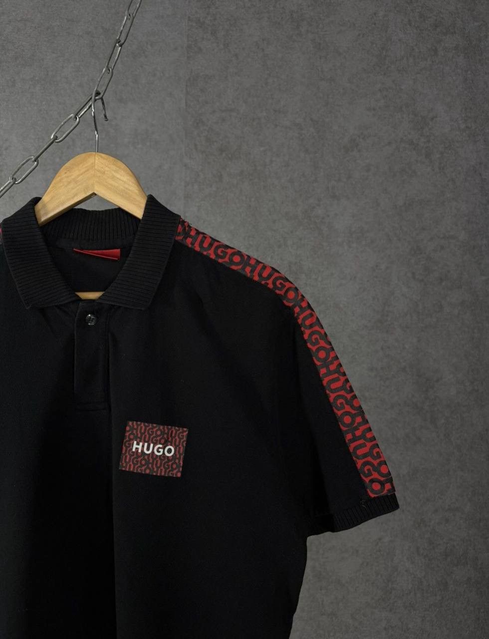 Hugo Boss Hugo Boss monogram polo tee Size US M / EU 48-50 / 2 - 2 Thumbnail