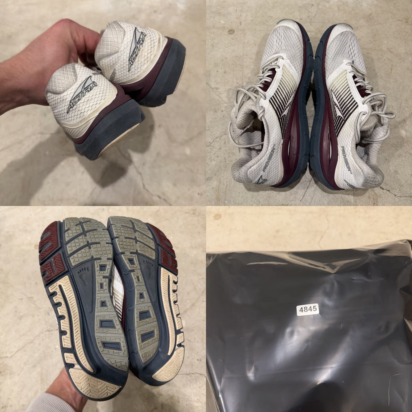 Altra Altra Provision Womens Sneaker Size 7.5 White Colour Burgundy Grey Size US 6 / IT 36 - 8 Thumbnail