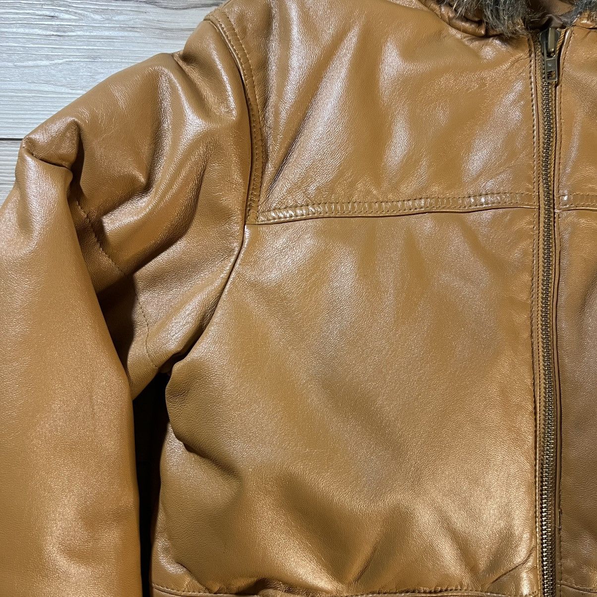 Supreme Supreme FW15 Tan Leather Down Puffer Jacket Fur Trim Size US L / EU 52-54 / 3 - 5 Thumbnail