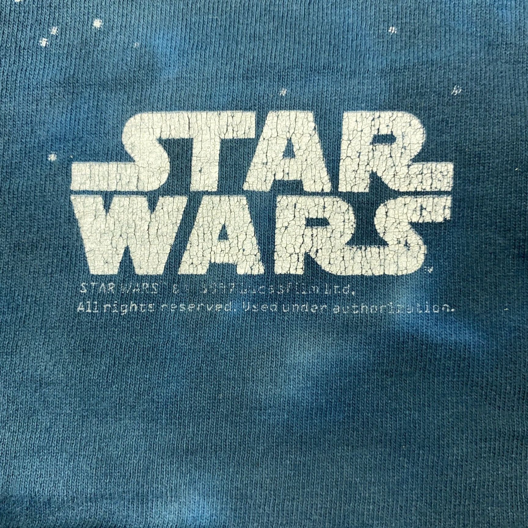 Liquid Blue VINTAGE Star Wars T-Shirt Men's Large Cotton Space Sci-Fi 90s Battle Graphic Liquid Blue Size US L / EU 52-54 / 3 - 5 Thumbnail