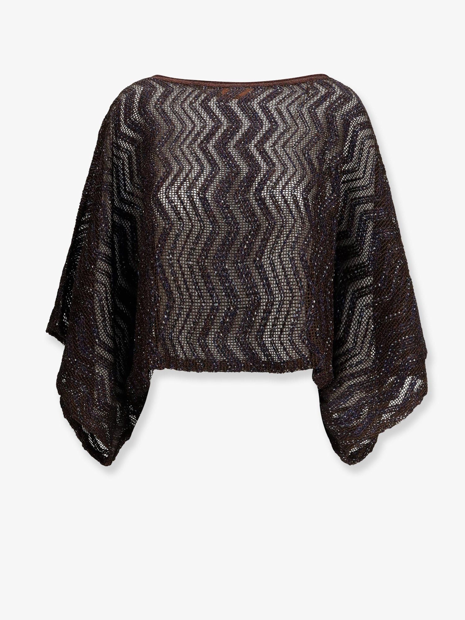 Missoni Viscose Top With Chevron Pattern Size M / US 6-8 / IT 42-44 - 1 Thumbnail