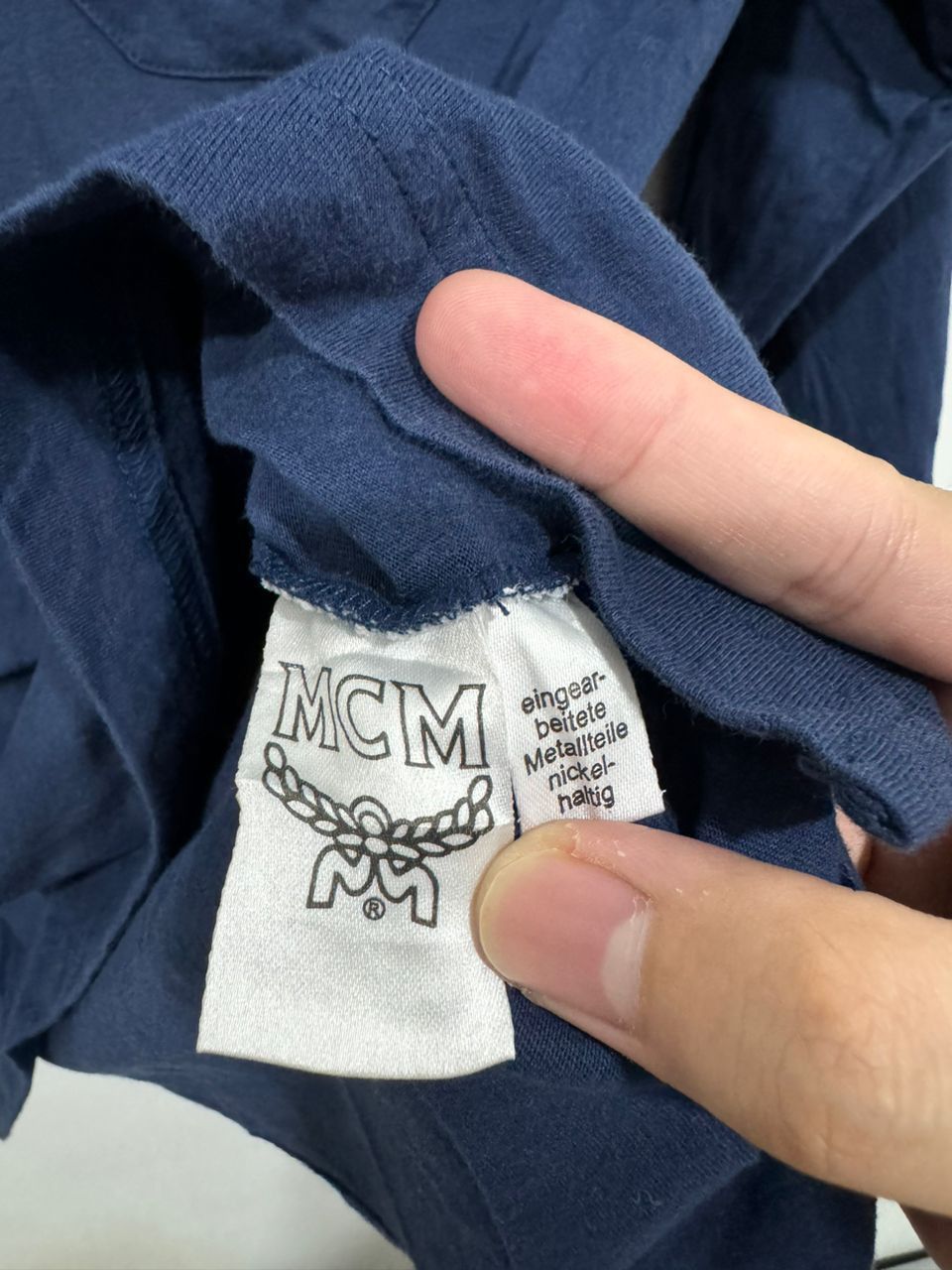MCM Vintage 90s MCM L/Sleeve Polo Tee Size US S / EU 44-46 / 1 - 6 Thumbnail