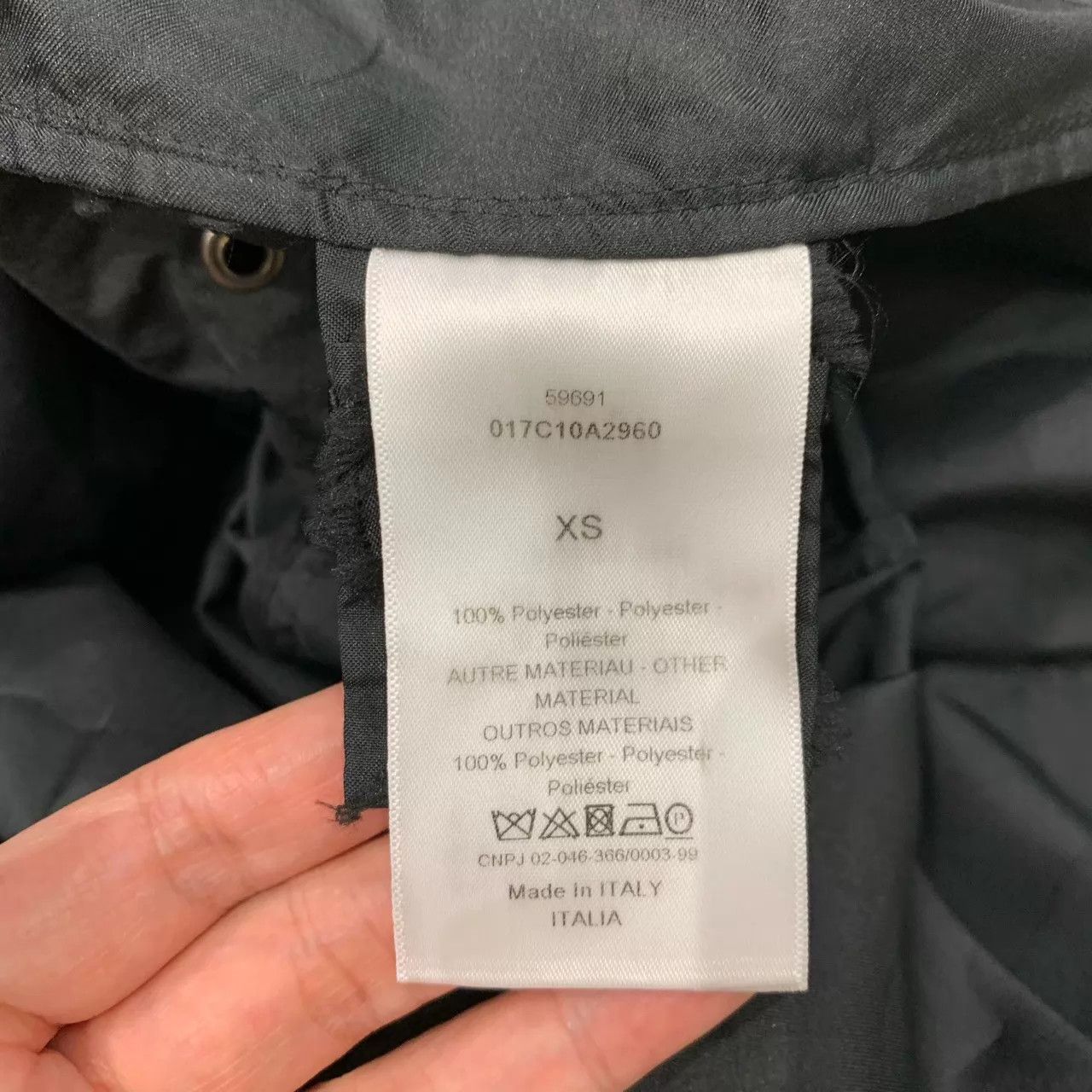 Dior Dior Black Logo Distressed Fringe XS 95 New Jacket Size XS / US 0-2 / IT 36-38 - 5 Thumbnail