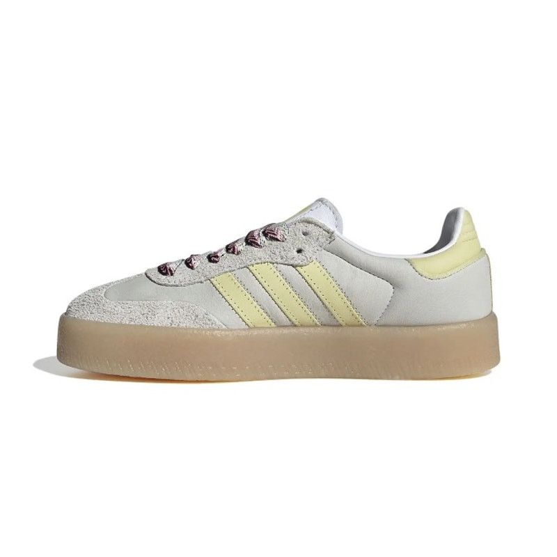 Adidas ADIDAS ORIGINALS WOMEN'S 11 SAMBAE OG SNEAKERS GREY BUTTER Size US 11 / IT 41 - 3 Thumbnail