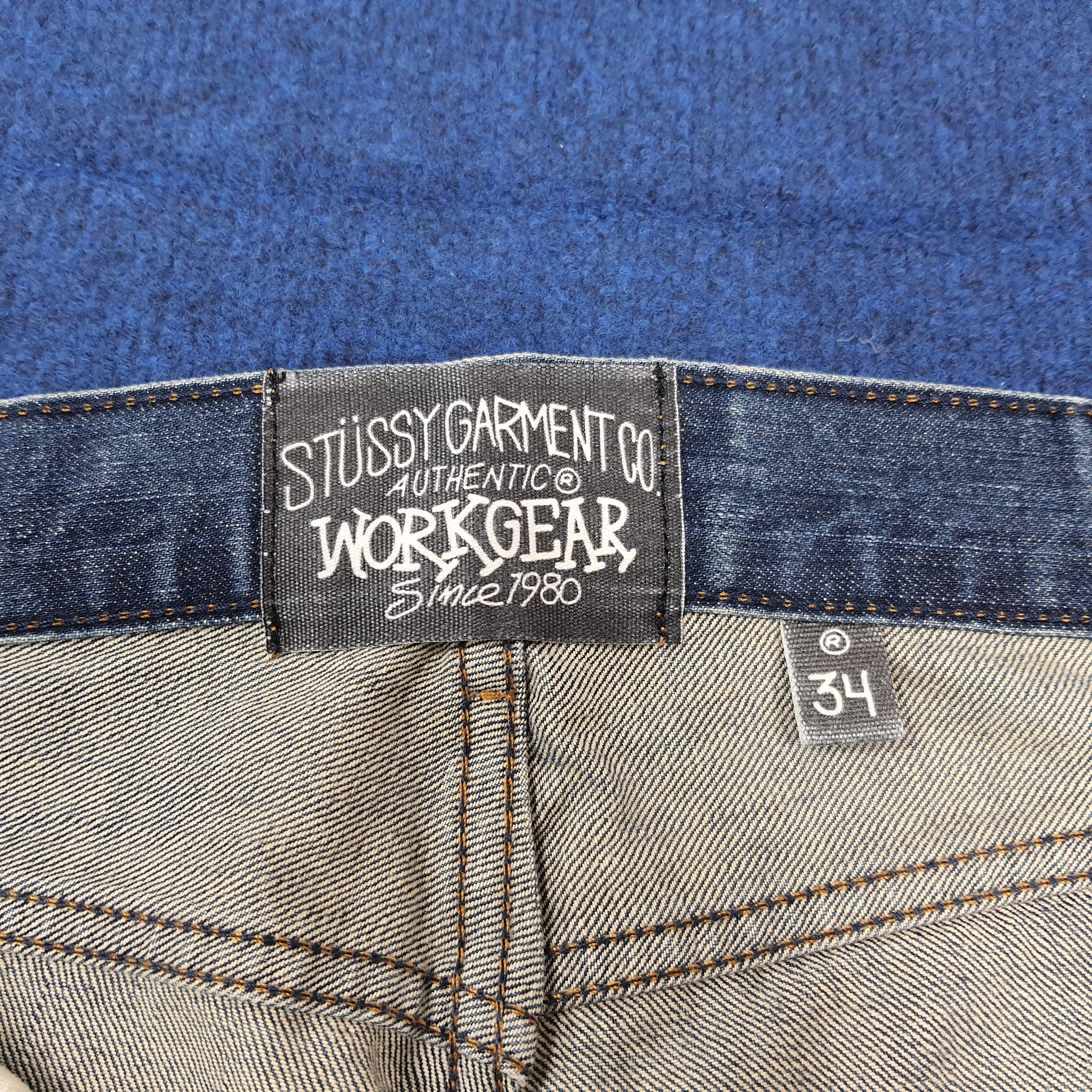 Stussy Vintage Stussy Streetwear Custom Logo Jeans C297N3 Size US 34 / EU 50 - 7 Thumbnail