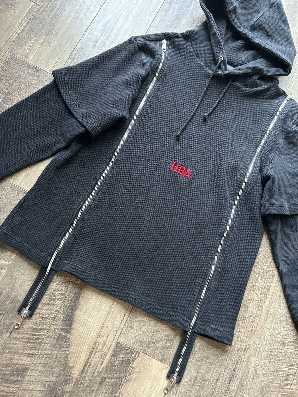 Hood By Air Hood by air FW16 double zip thermal hoodie Size US XS / EU 42 / 0 - 5 Thumbnail