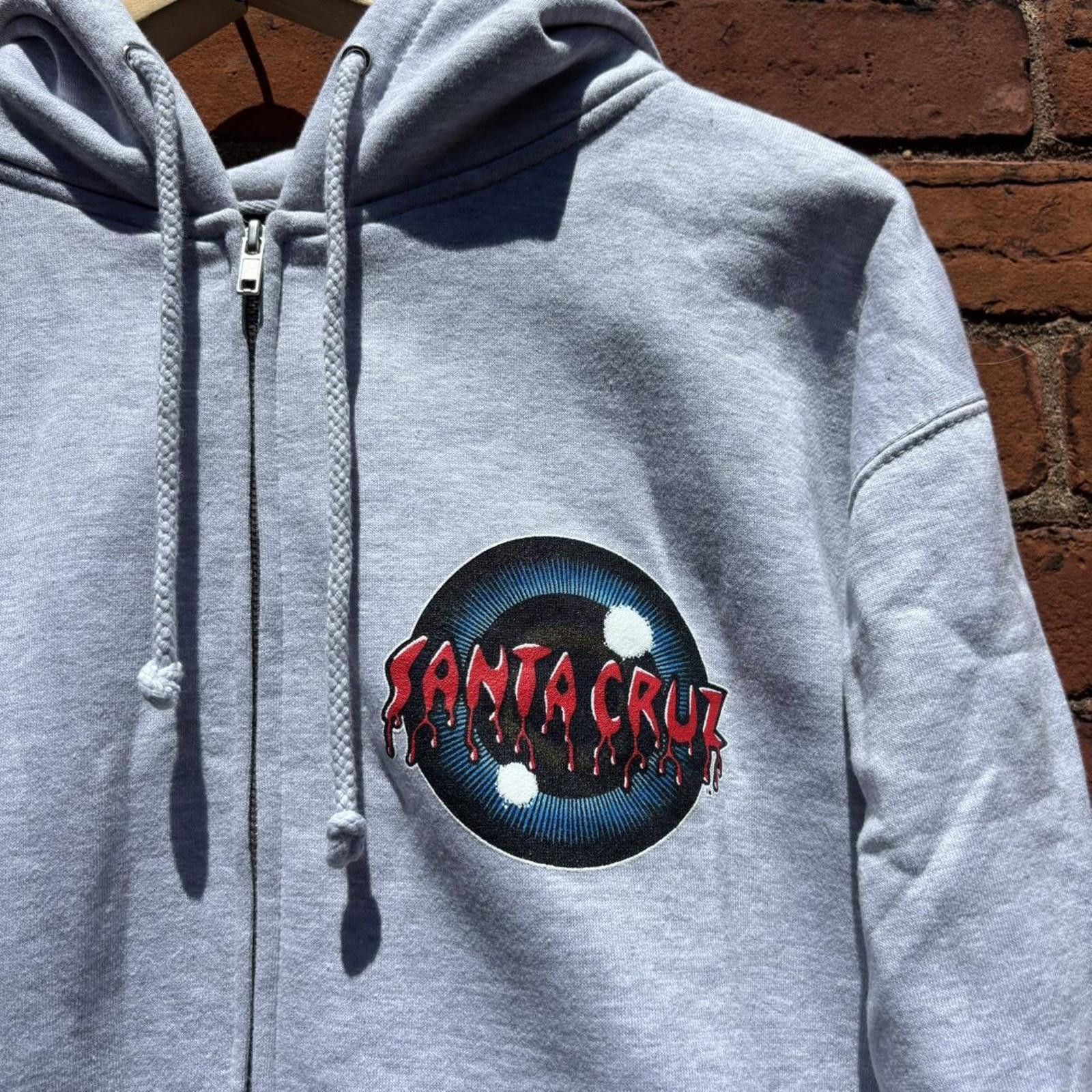 Santa Cruz Skateboards Vintage Santa Cruz eye ball zip up hoodie 00s M Size US M / EU 48-50 / 2 - 1 Thumbnail