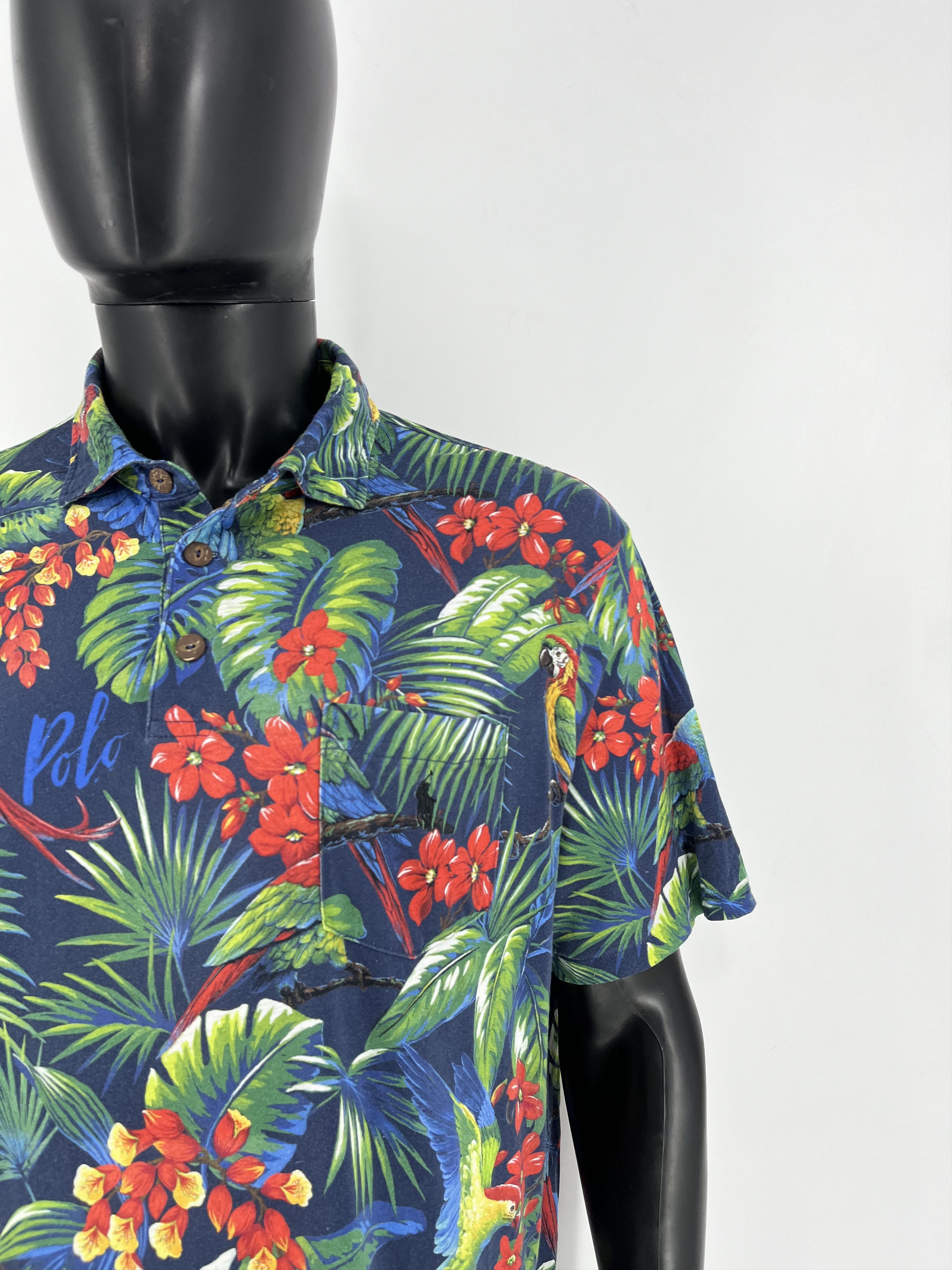 Polo Ralph Lauren Polo Ralph Lauren Men Classic Fit Hawaiian Tropical Parrot Size US L / EU 52-54 / 3 - 7 Thumbnail