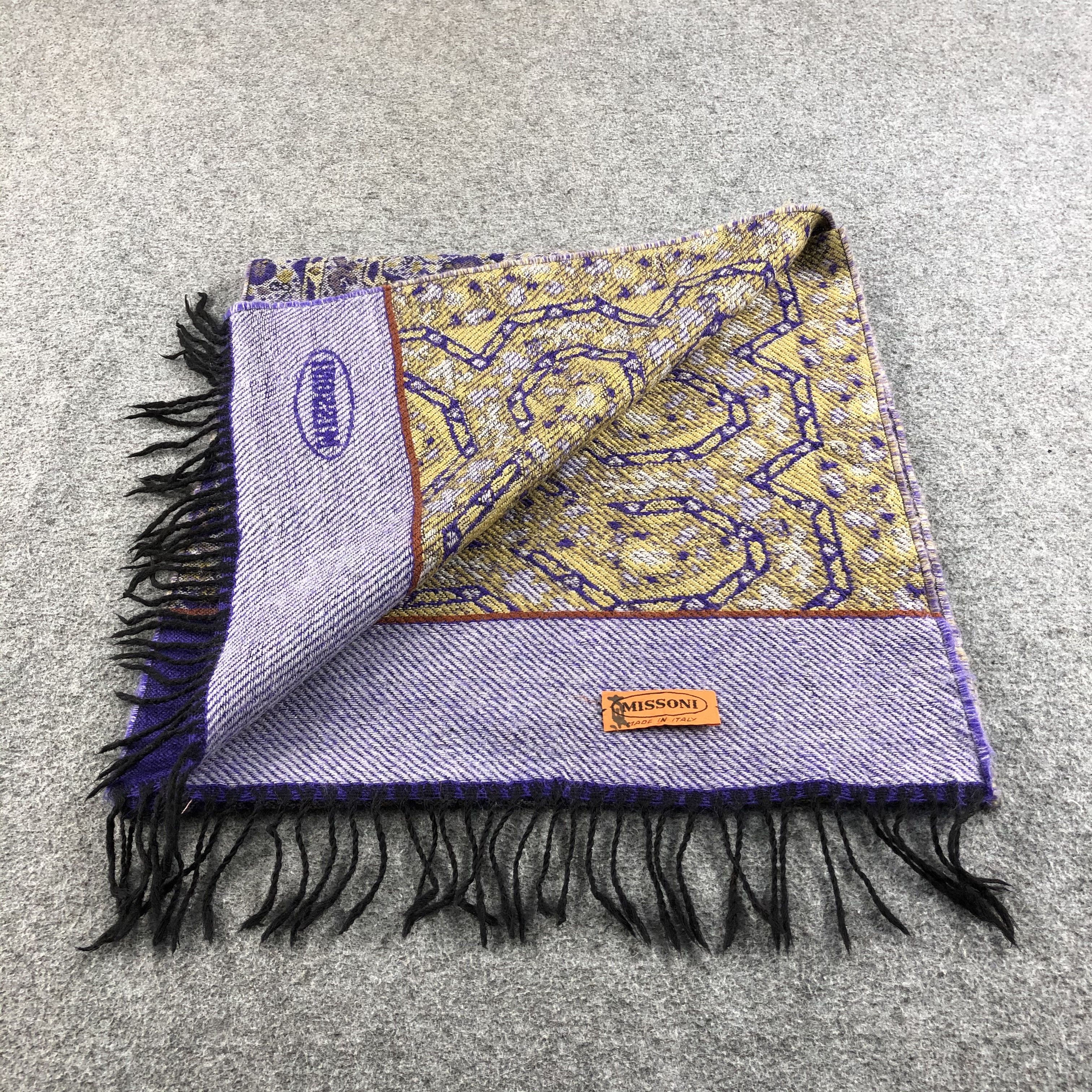 Missoni Missoni Baroque Wool Scarf Muffler V749 Size ONE SIZE - 5 Thumbnail
