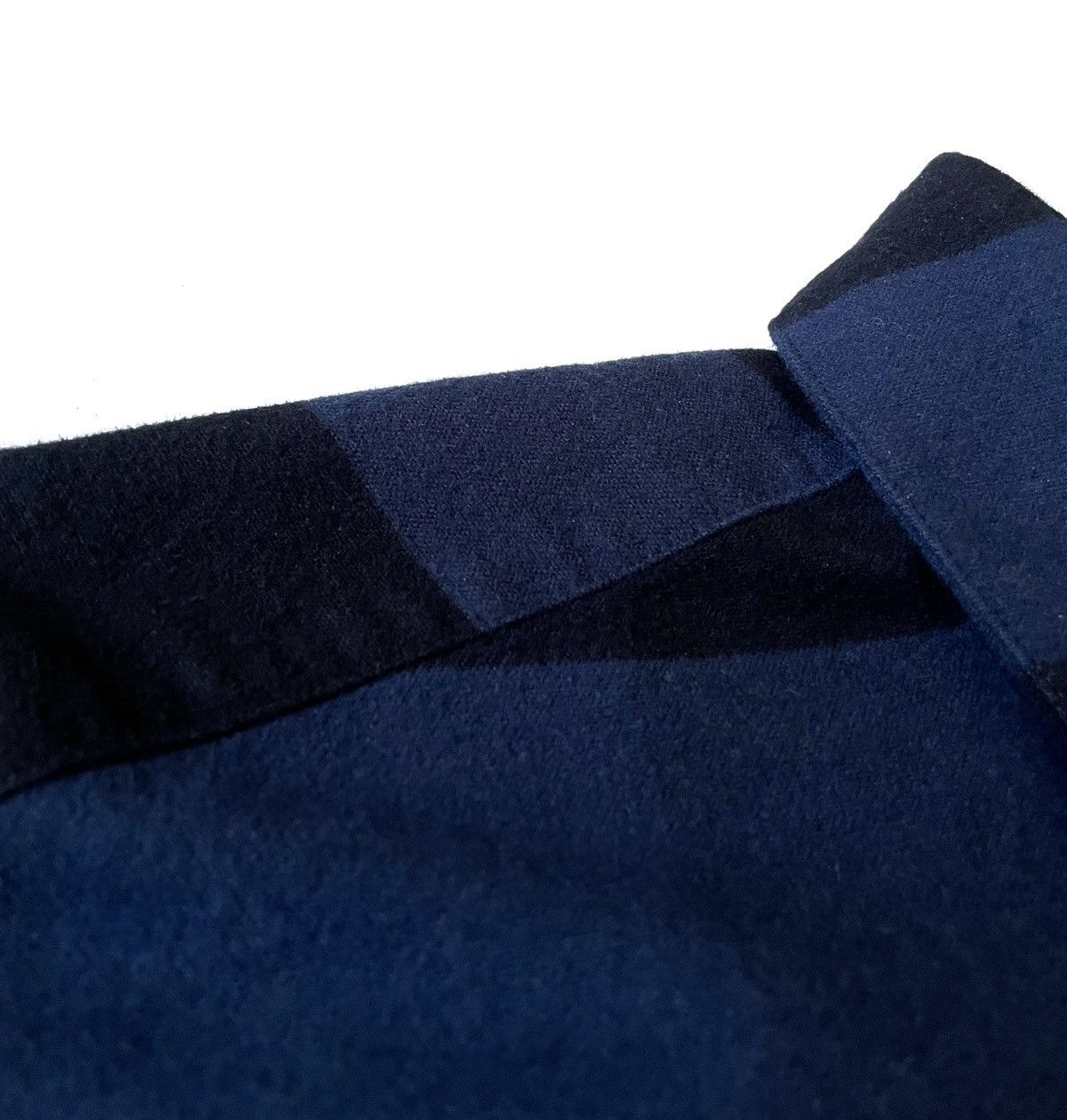 Designer × YMC YMS Flannel Women Blue Cotton Stripe Shirt Size S Poland Size S / US 4 / IT 40 - 5 Thumbnail