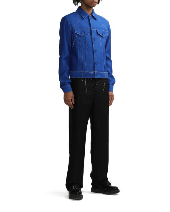 Off-White o1y0225 Jacket in Blue Size US M / EU 48-50 / 2 - 6 Thumbnail