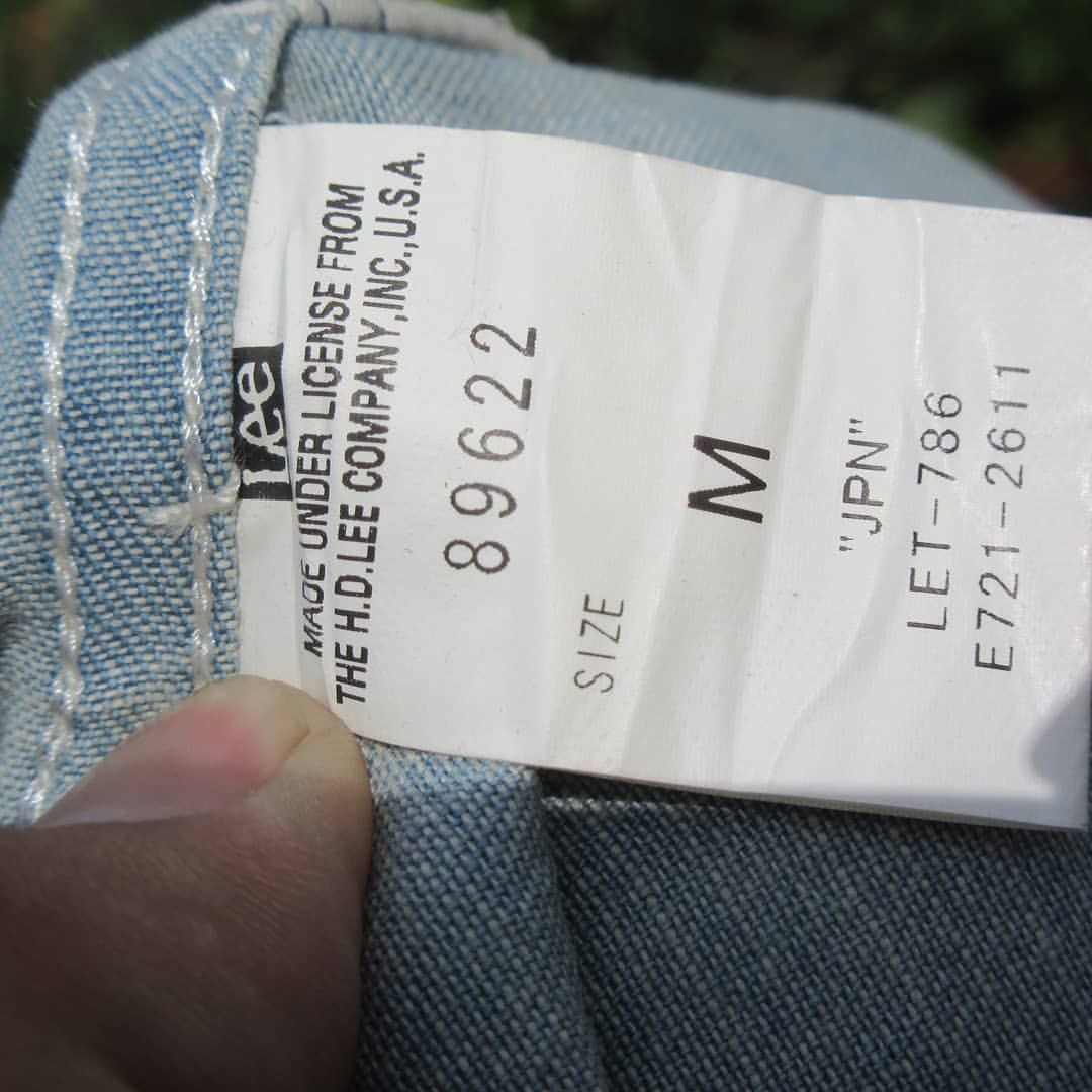 Lee Lee Chambray Long dress Shirt Size L unisex Union Made Size US L / EU 52-54 / 3 - 4 Thumbnail