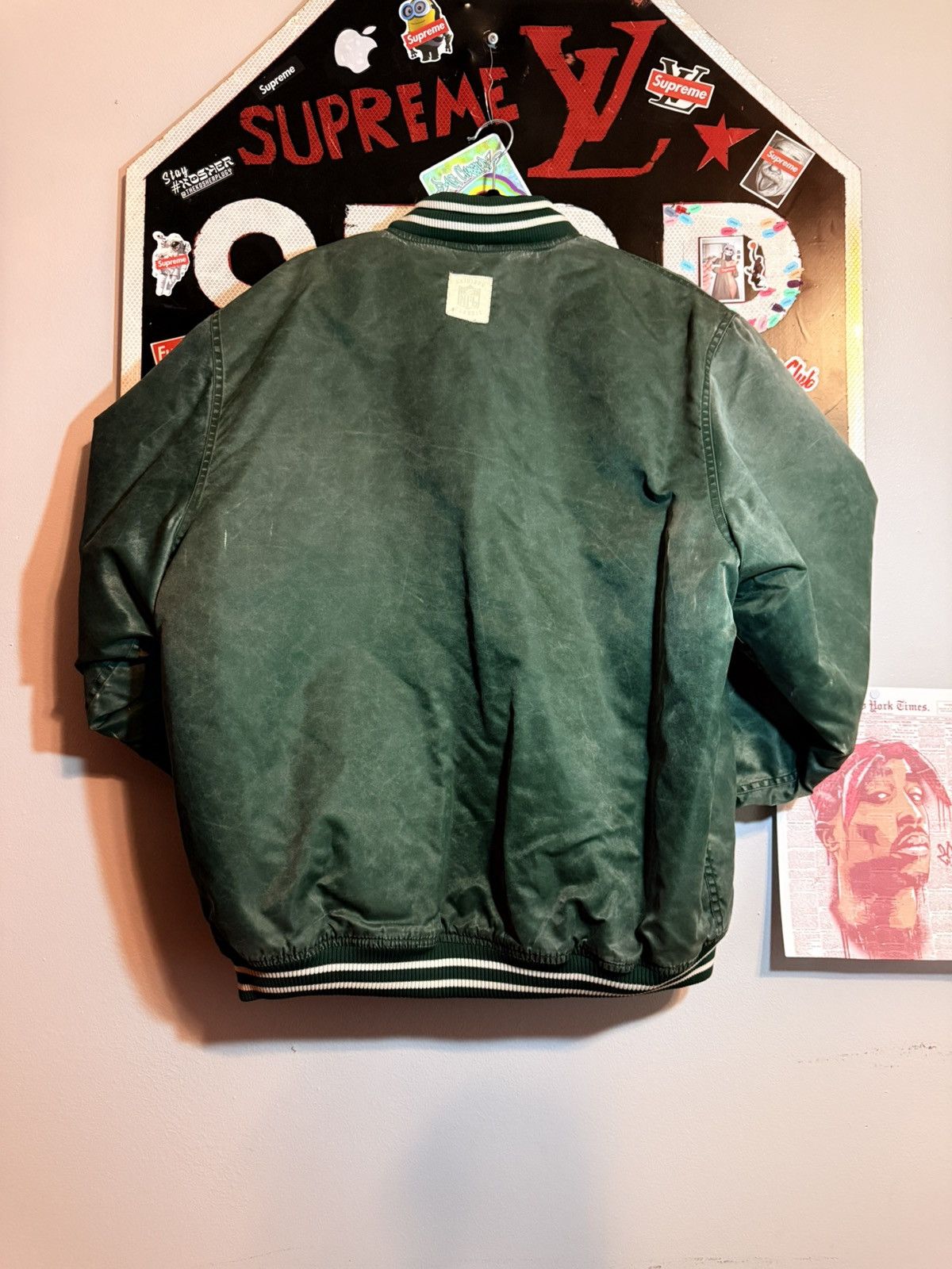 Reebok 2000s NFL Vintage Rebook Jets Bomber Size US M / EU 48-50 / 2 - 5 Thumbnail