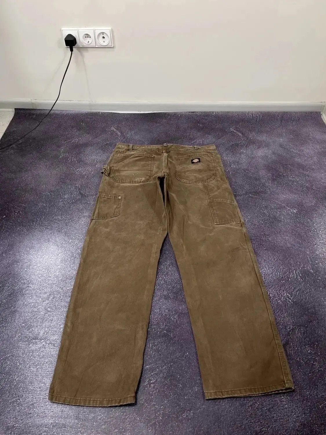 Dickies × Vintage Vintage Dickies USA Brown Work Hype Baggy Pants Size US 36 / EU 52 - 3 Thumbnail