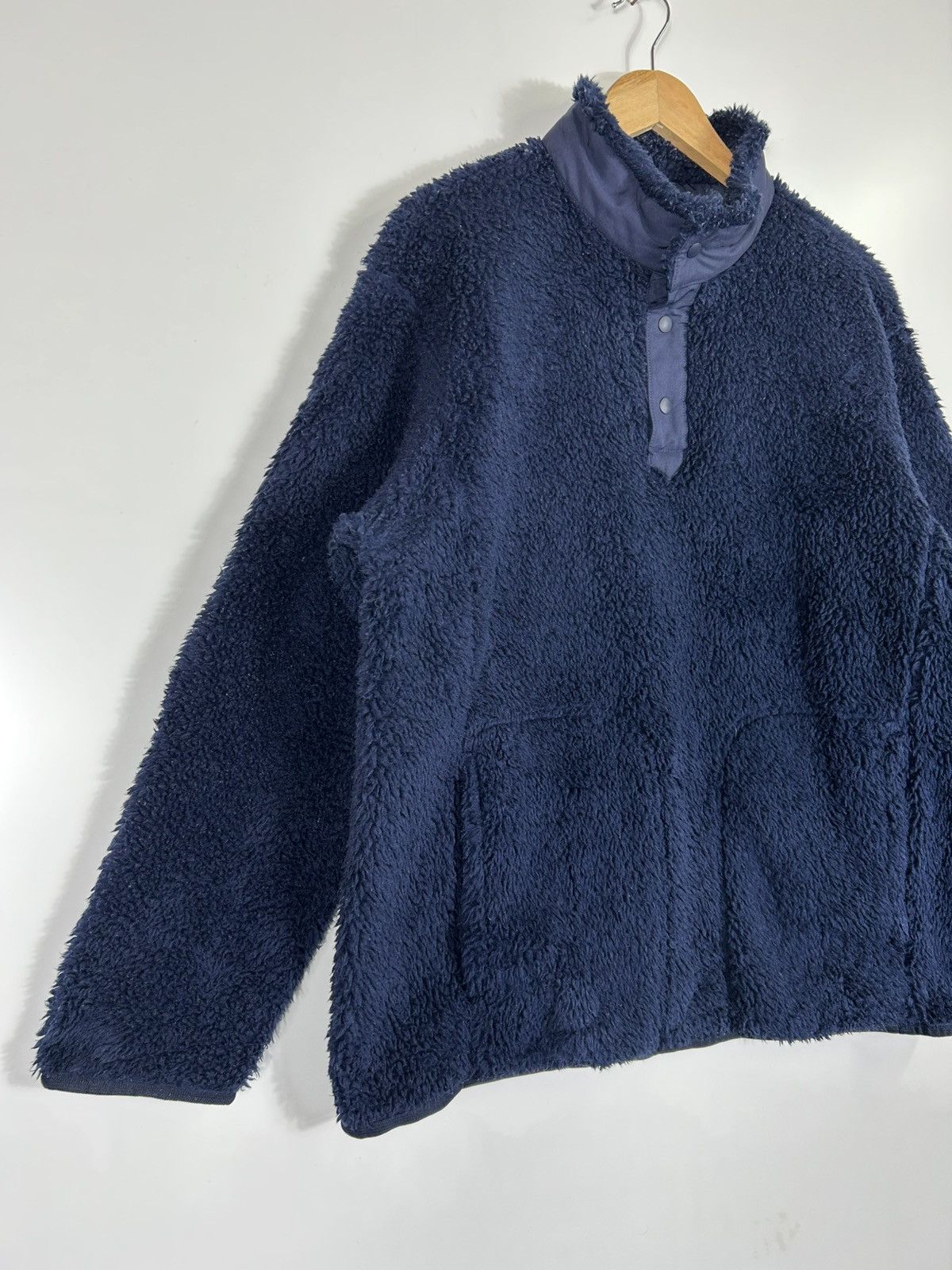 Uniqlo × White Mountaineering 🔥White Mountaineering❌Uniqlo Fleece Snap Button Sweatshirt Size US L / EU 52-54 / 3 - 2 Thumbnail