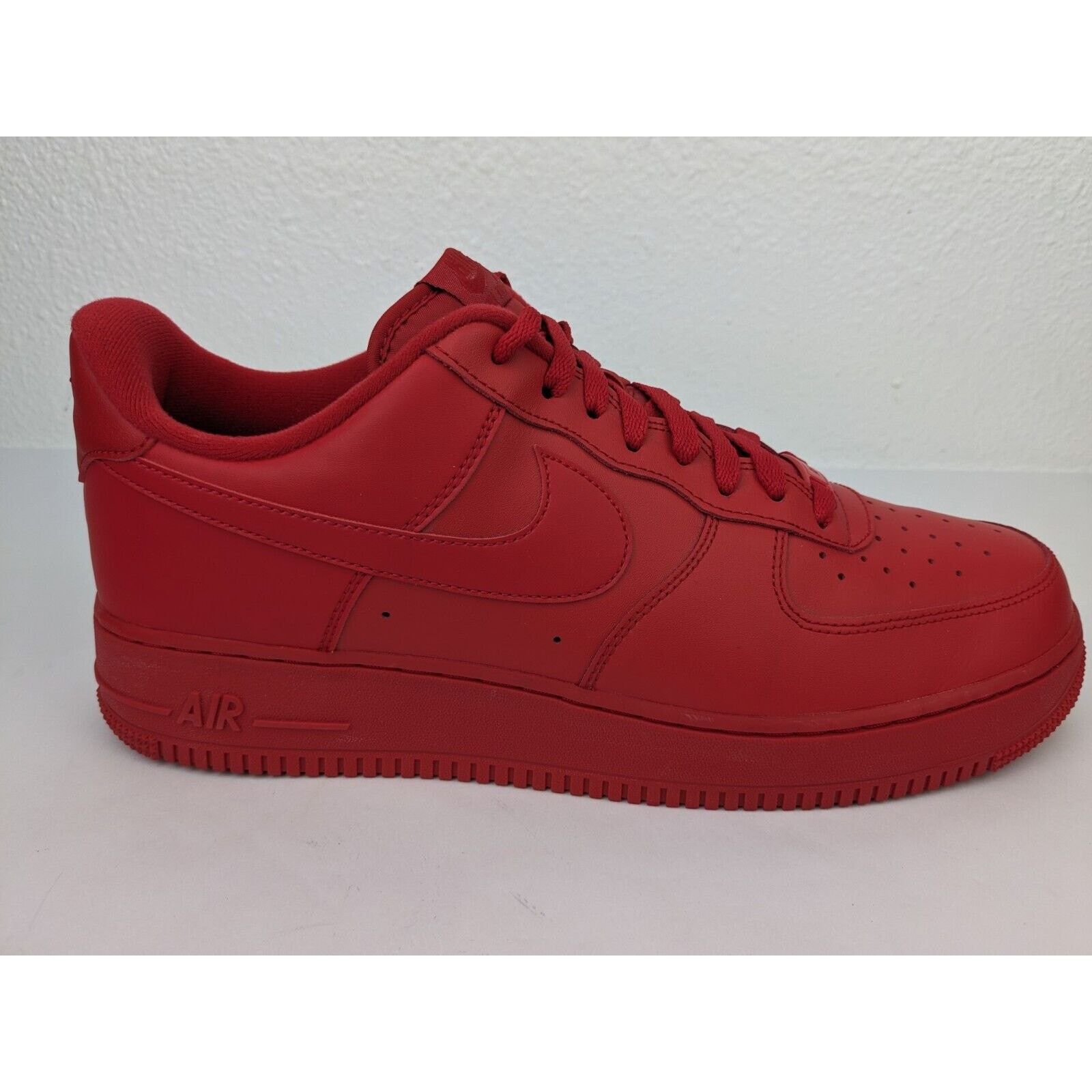 Nike Nike Air Force 1 Low 07 LV8 CW6999-600 Triple Red Mens Sz 12 Size US 12 / EU 45 - 8 Thumbnail