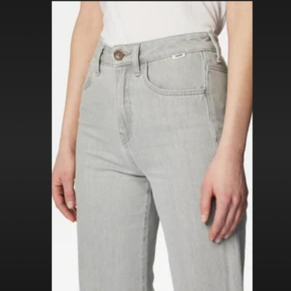 Mavi MAVI Victoria High Rise Wide Legs Light Grey Stone Wash 26 Size 26" / US 2 / IT 38 - 9 Thumbnail