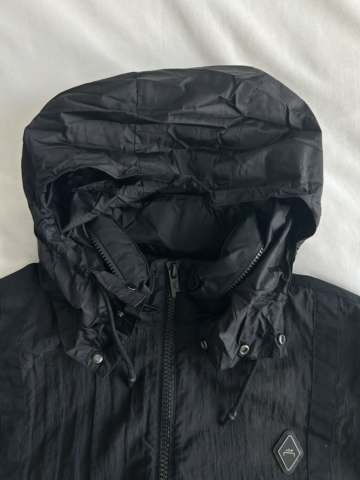 A-COLD-WALL* A Cold Wall ACW Semi Sheer Jacket Onyx Hooded Italy Size US XL / EU 56 / 4 - 8 Thumbnail