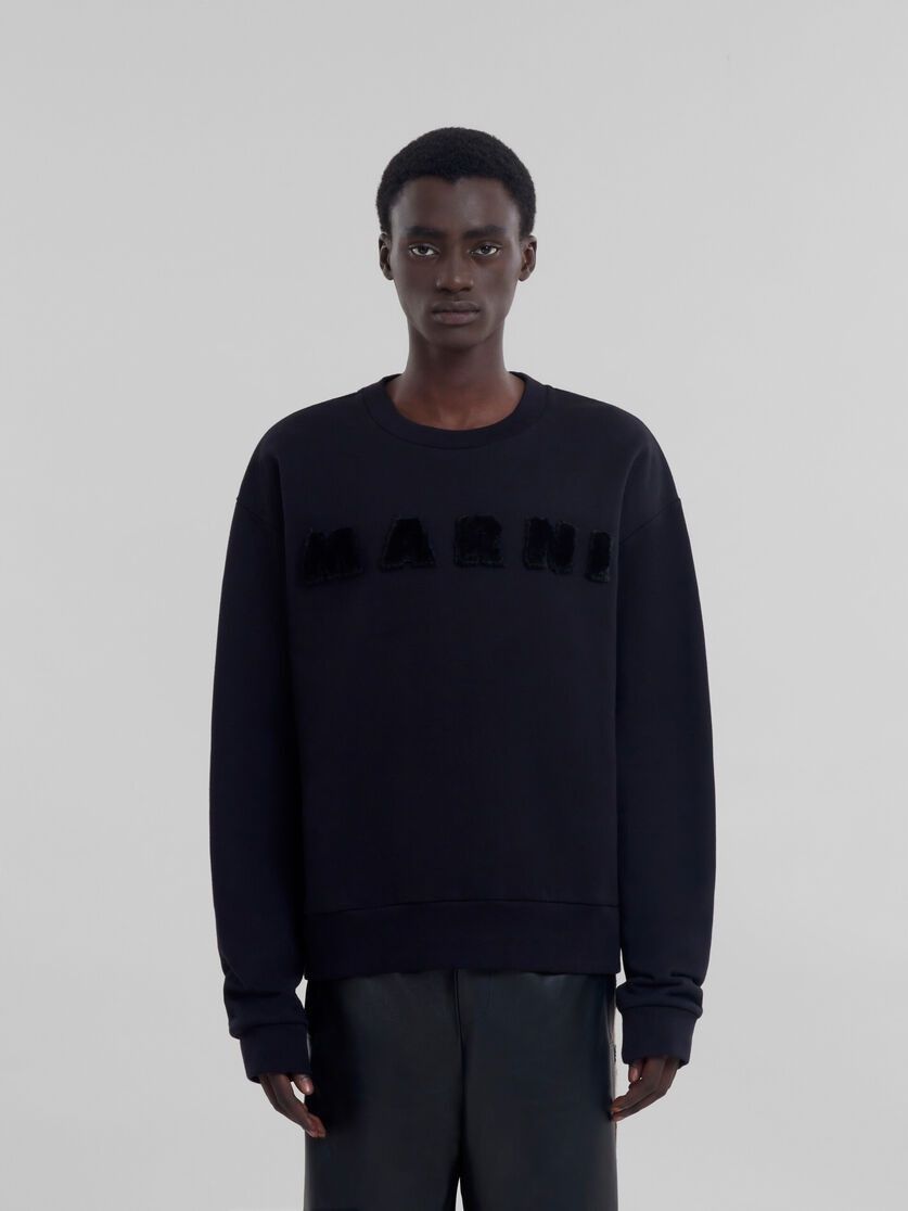 Marni o1w1db11025 Organic Cotton Sweatshirt in Black Size US S / EU 44-46 / 1 - 2 Thumbnail