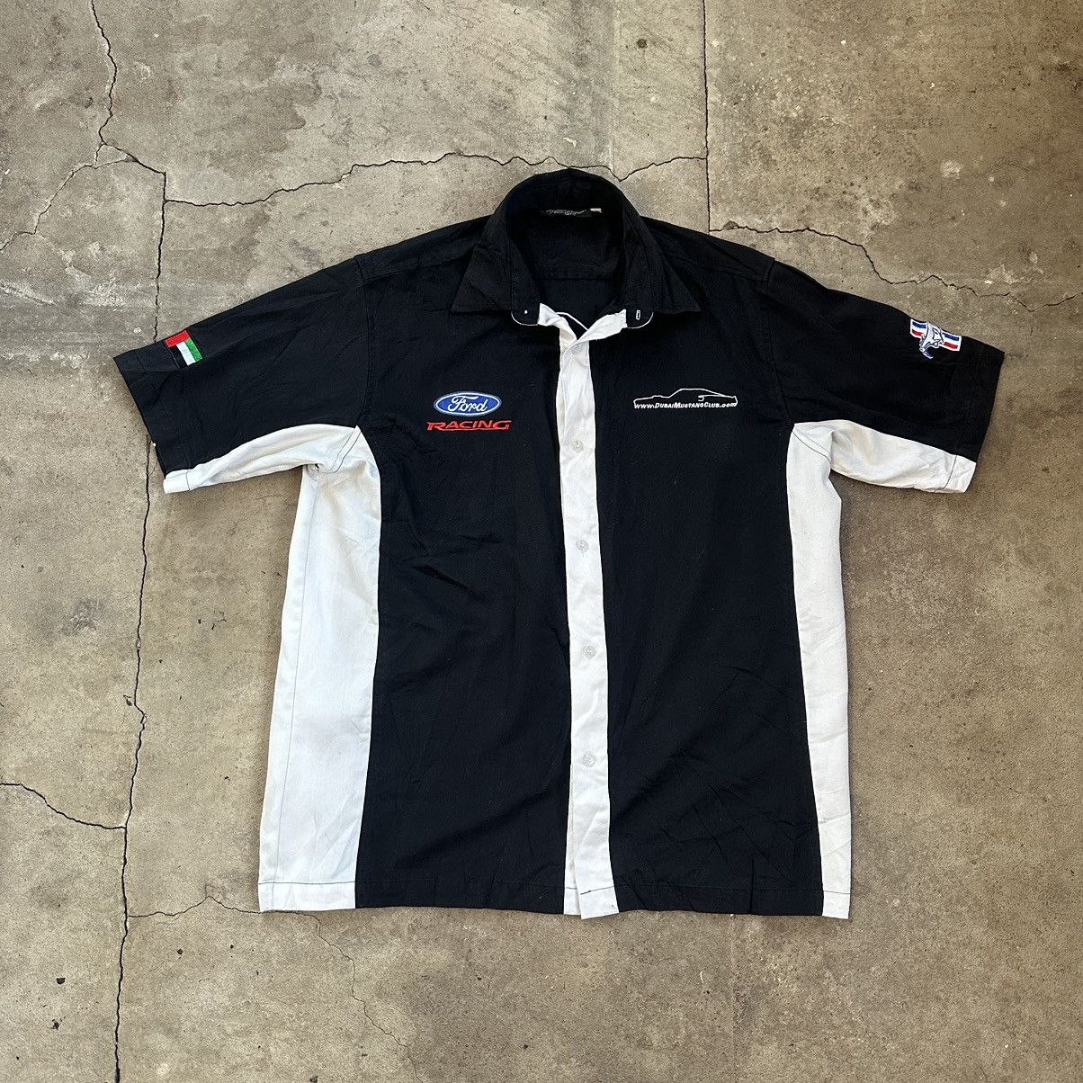 Ford × Vintage Vintage Ford mustang club Racing Shirt Size L Size US XL / EU 56 / 4 - 1 Thumbnail