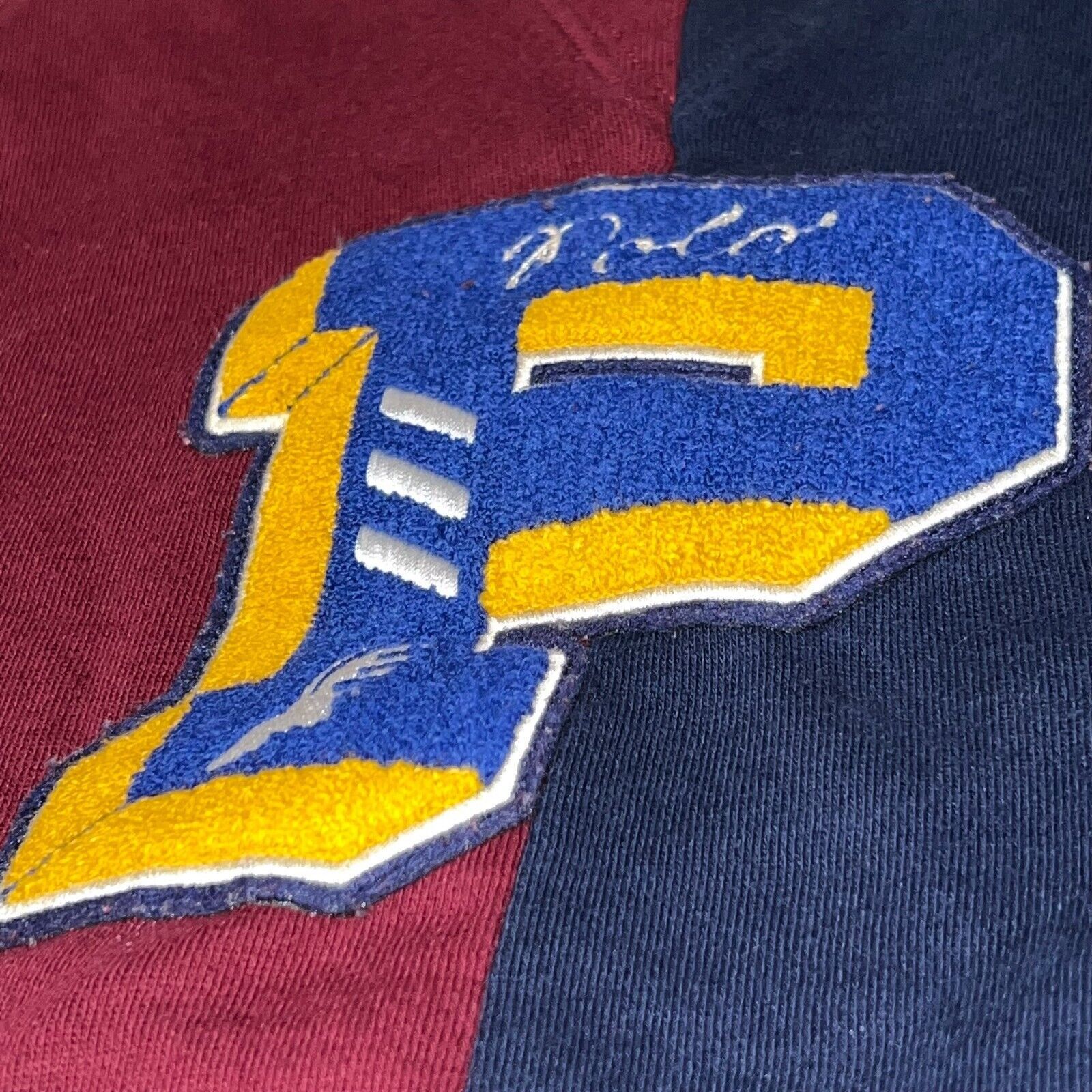 Polo Ralph Lauren Polo Ralph Lauren P Patch 67 Varsity Split Sweater Small Size US XS / EU 42 / 0 - 3 Thumbnail