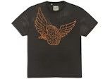 o1mle0226 Big Flying Brain T-Shirt in Black