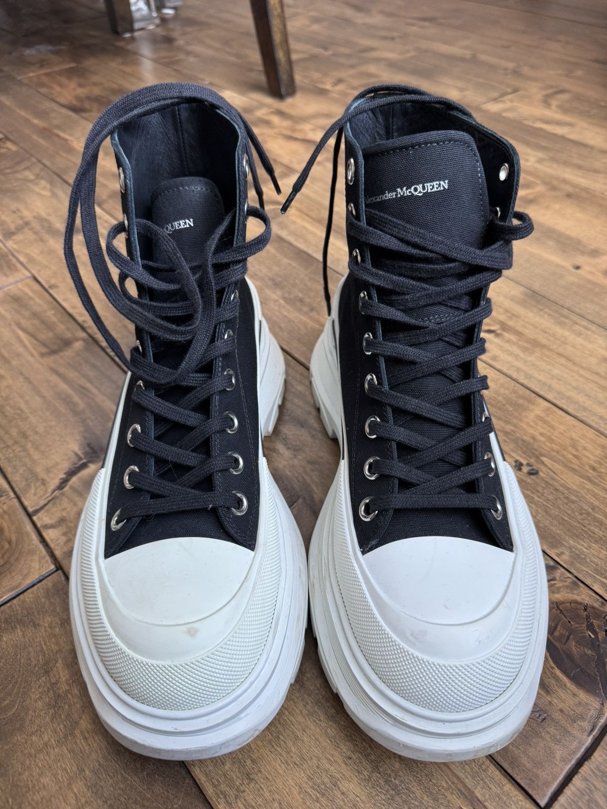 Alexander McQueen Alexander McQueen Tread Slick High Tops Chunky Sole Size US 7.5 / EU 40-41 - 1 Thumbnail
