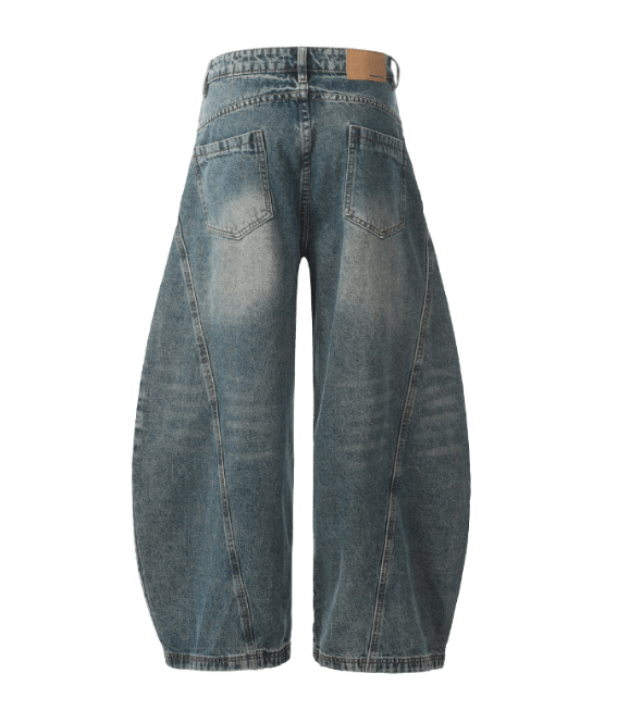 Japanese Brand × Jean American retro casual loose versatile washed scimitar jeans Size US 32 / EU 48 - 3 Thumbnail