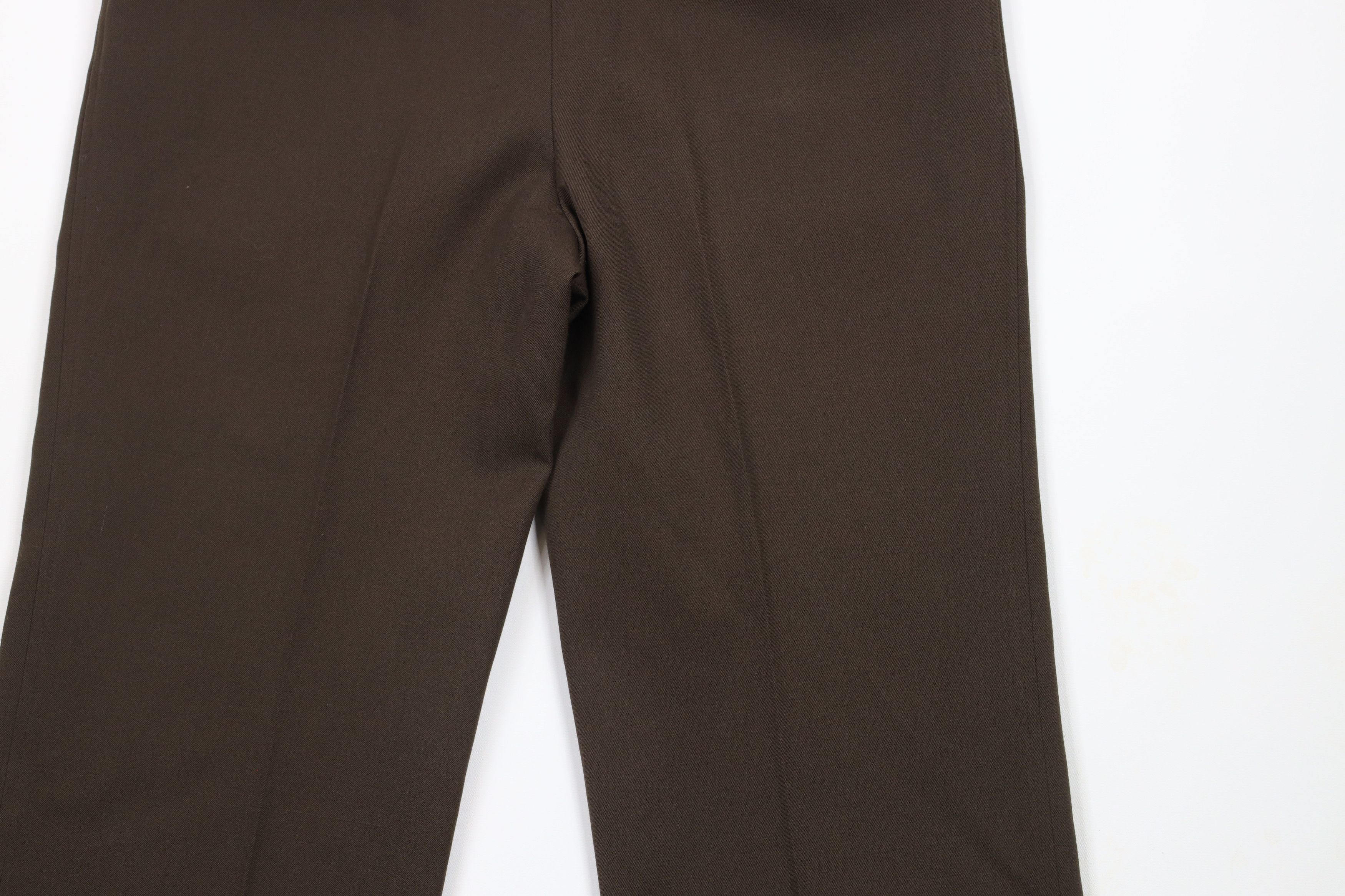 Vintage Vintage 70s Streetwear Bell Bottoms Pants Trousers Brown Size US 32 / EU 48 - 9 Thumbnail